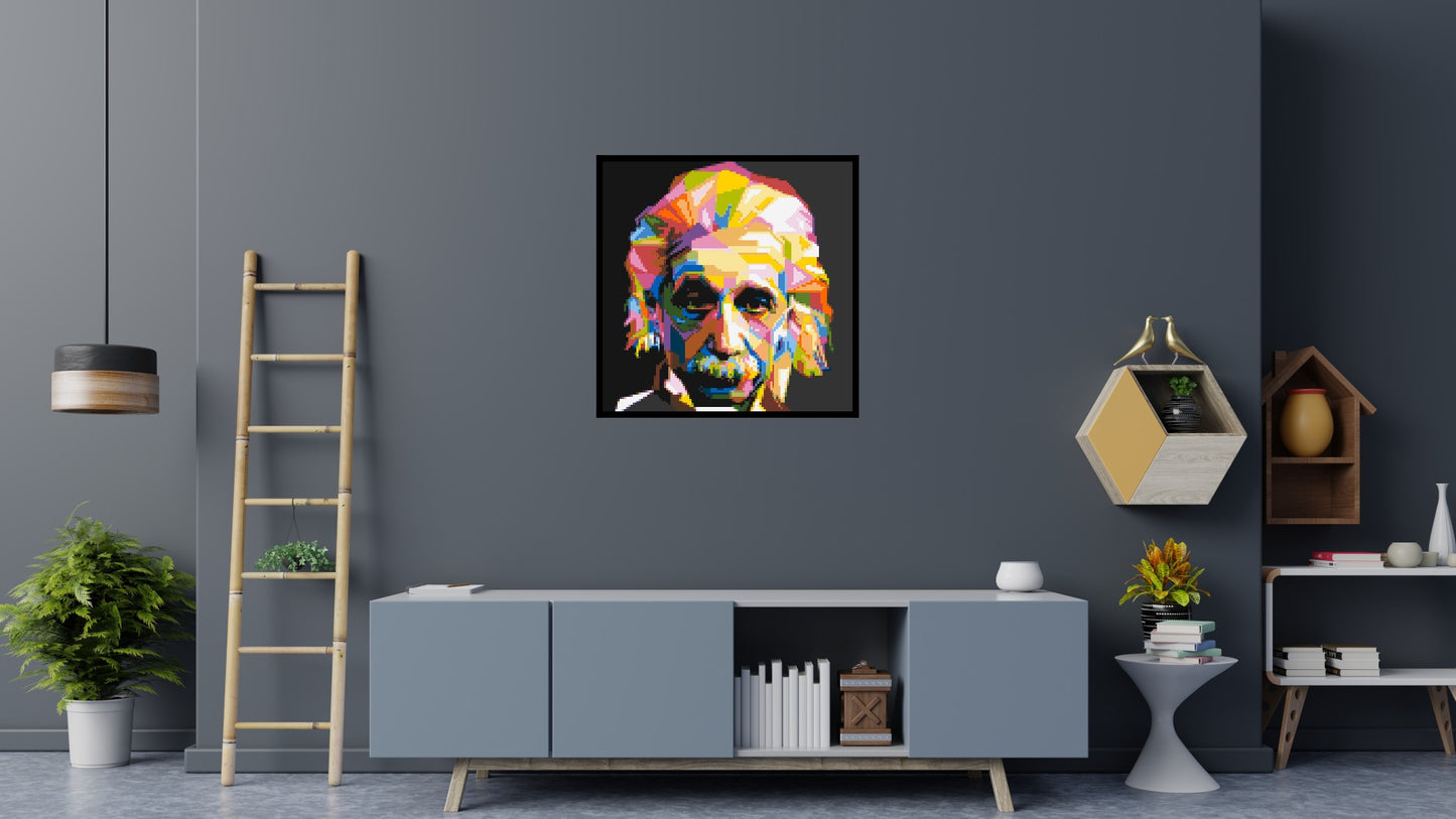 Albert Einstein - Brick Art Mosaic Kit 5x5 large