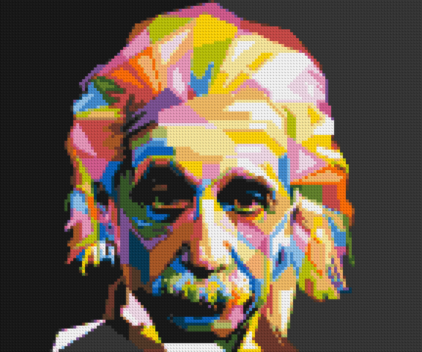 Albert Einstein - Brick Art Mosaic Kit 6x5 large