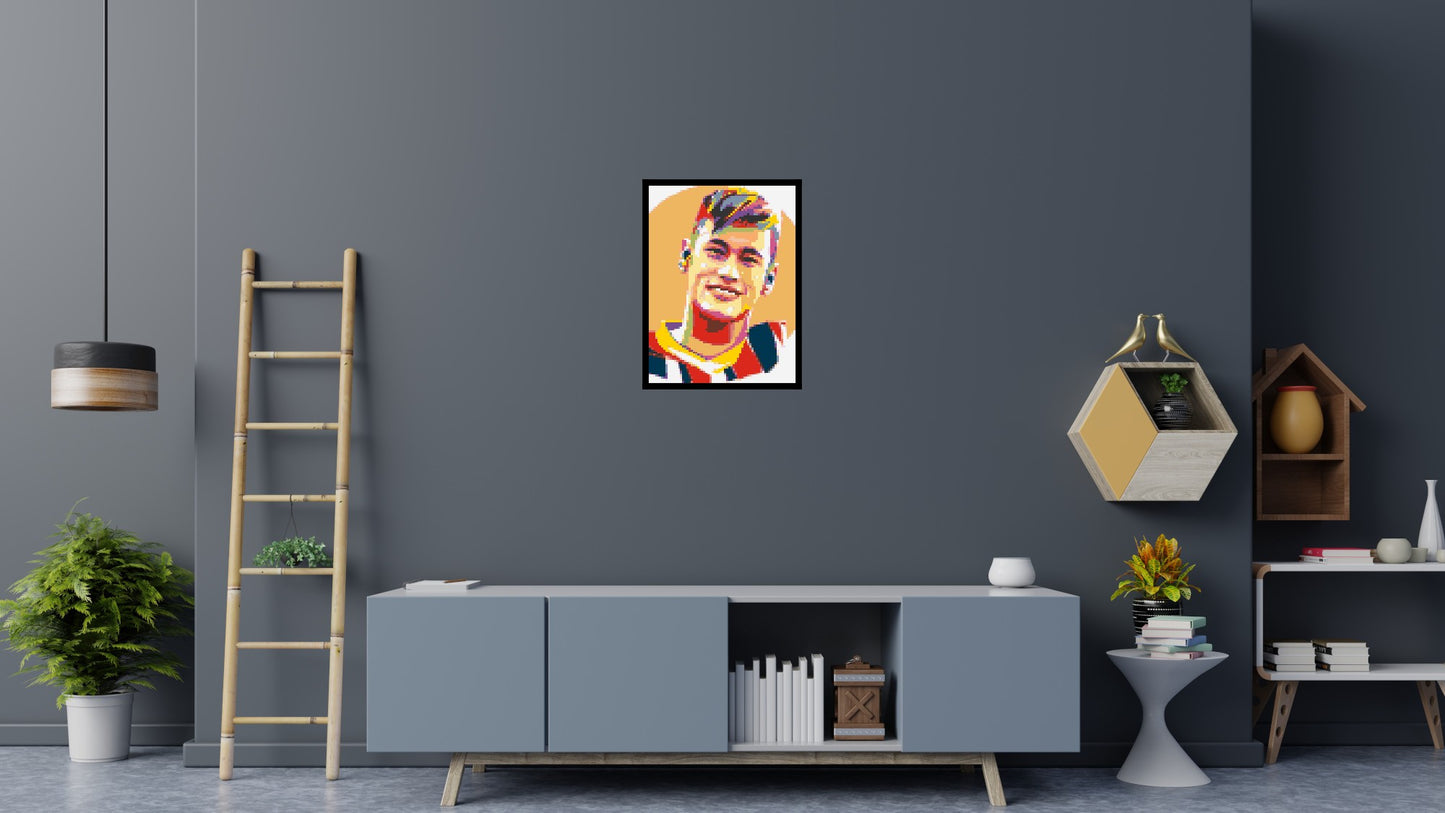 Neymar #3 - Brick Art Mosaic Kit 3x4 large