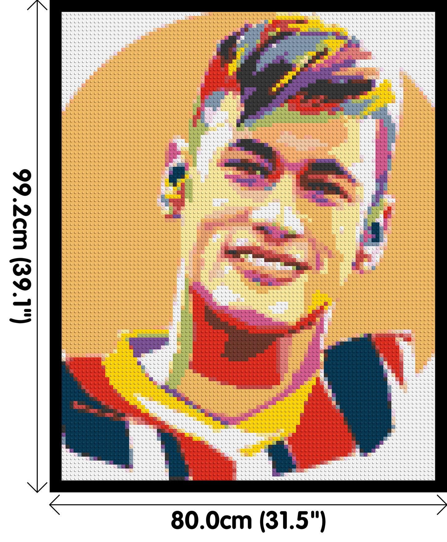 Neymar #3 - Brick Art Mosaic Kit 4x5 large