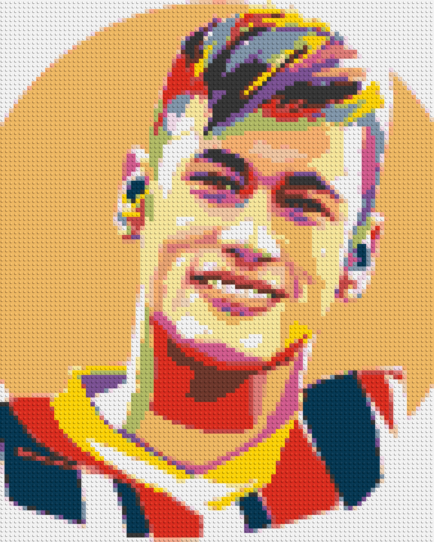 Neymar #3 - Brick Art Mosaic Kit 4x5 large