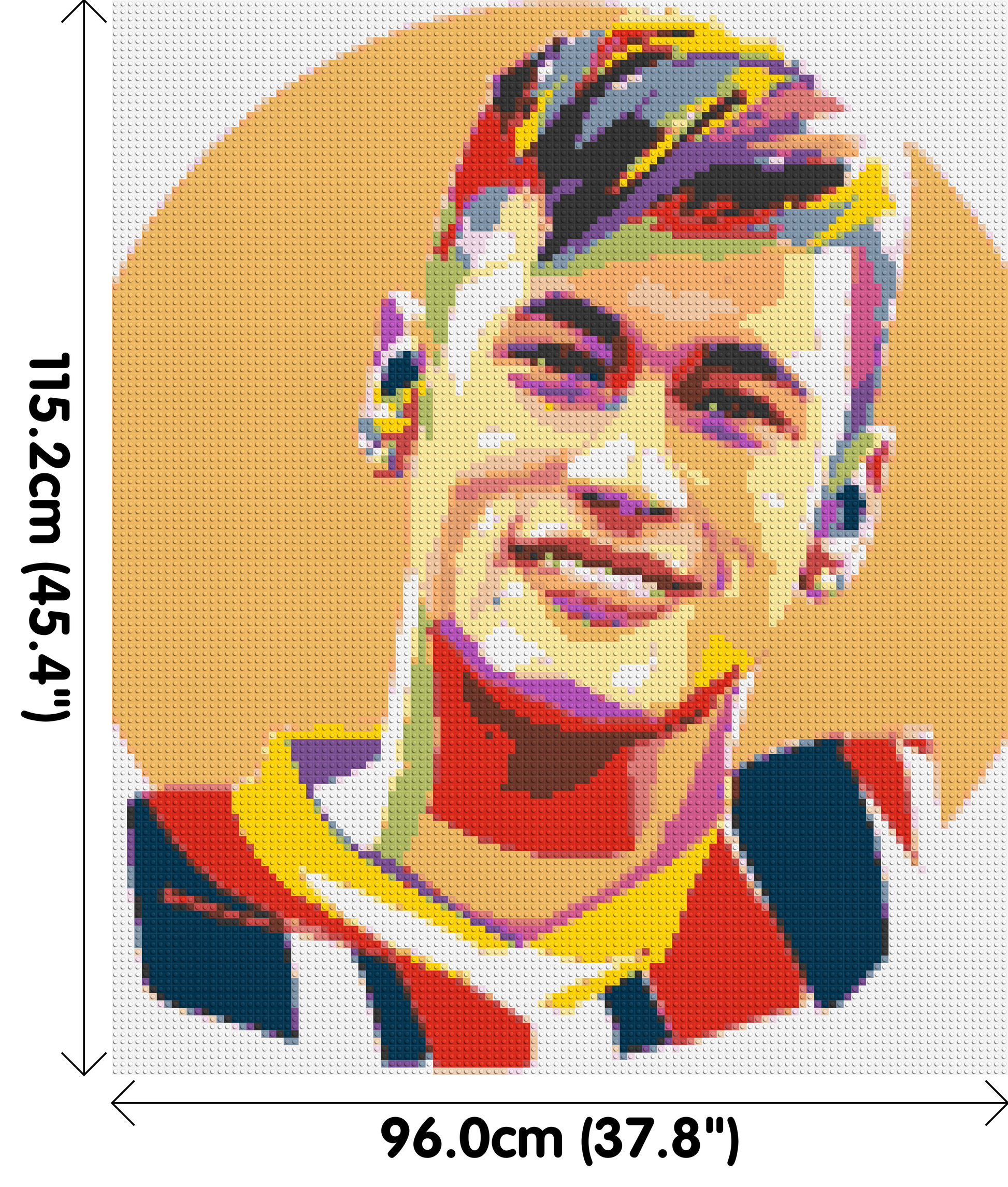 Neymar #3 - Brick Art Mosaic Kit 5x6 dimensions