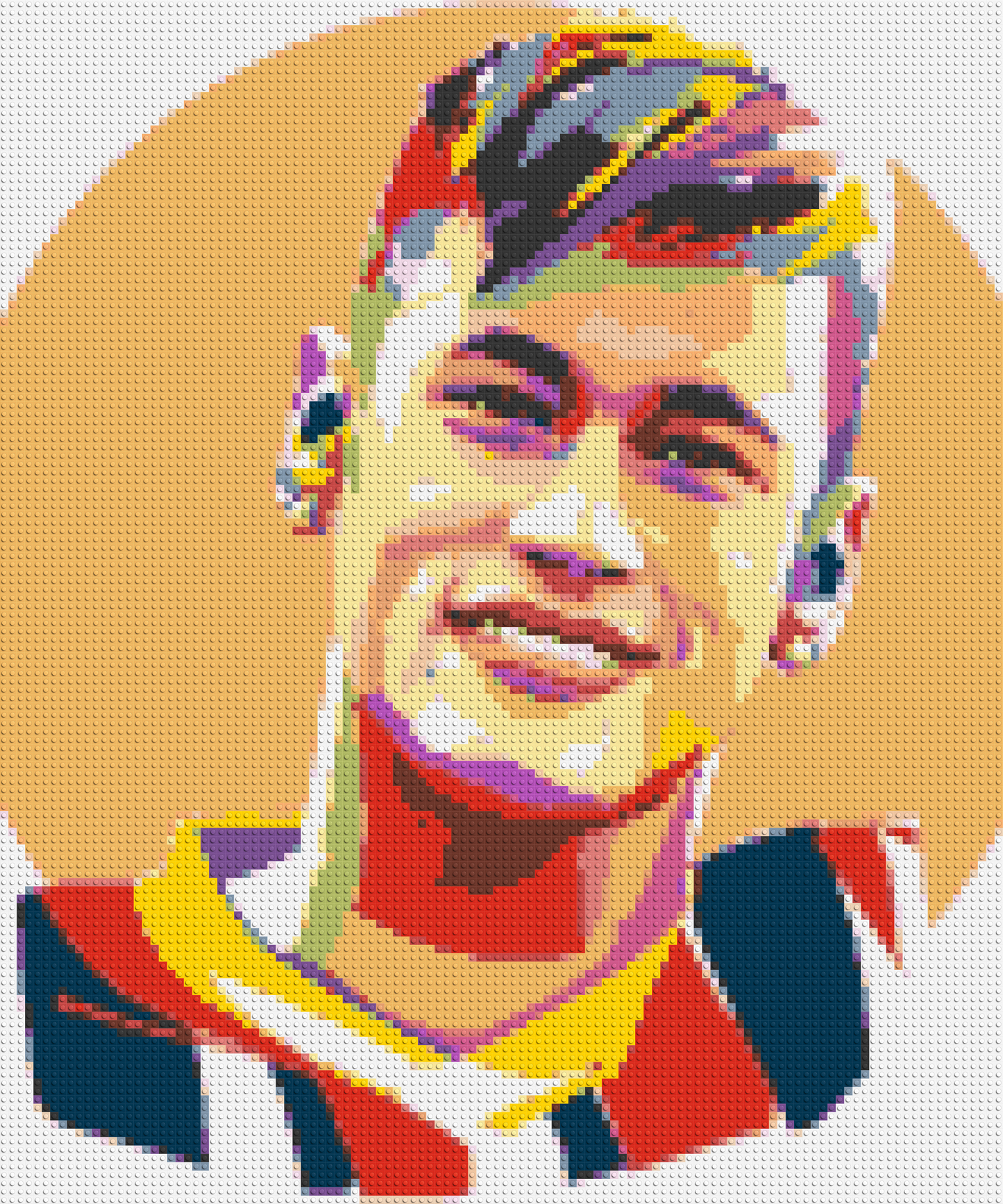 Neymar #3 - Brick Art Mosaic Kit 5x6 large