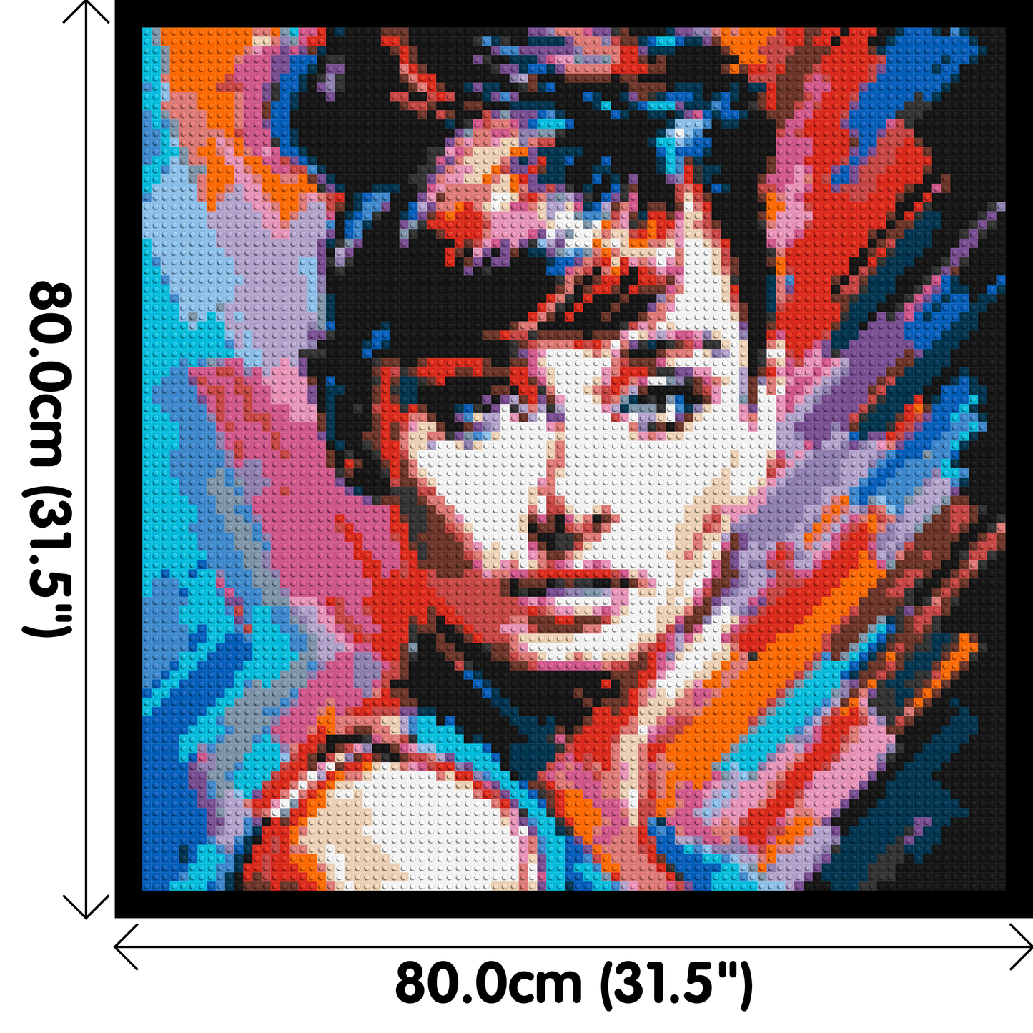 Audrey Hepburn - Brick Art Mosaic Kit 4x4 large