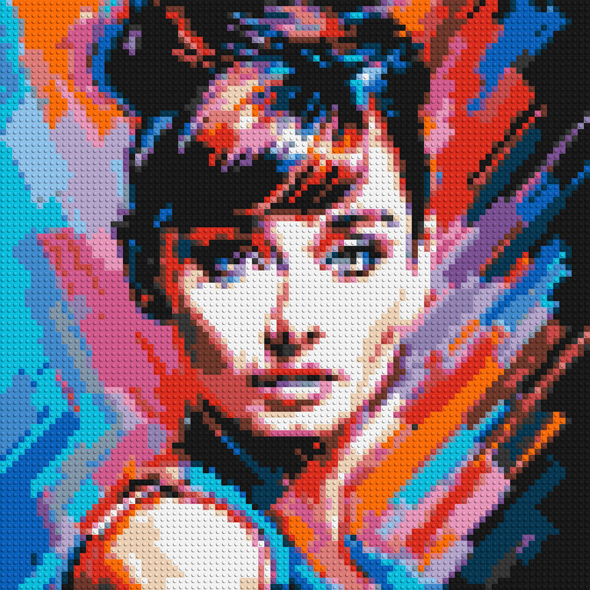 Audrey Hepburn - Brick Art Mosaic Kit 4x4 large