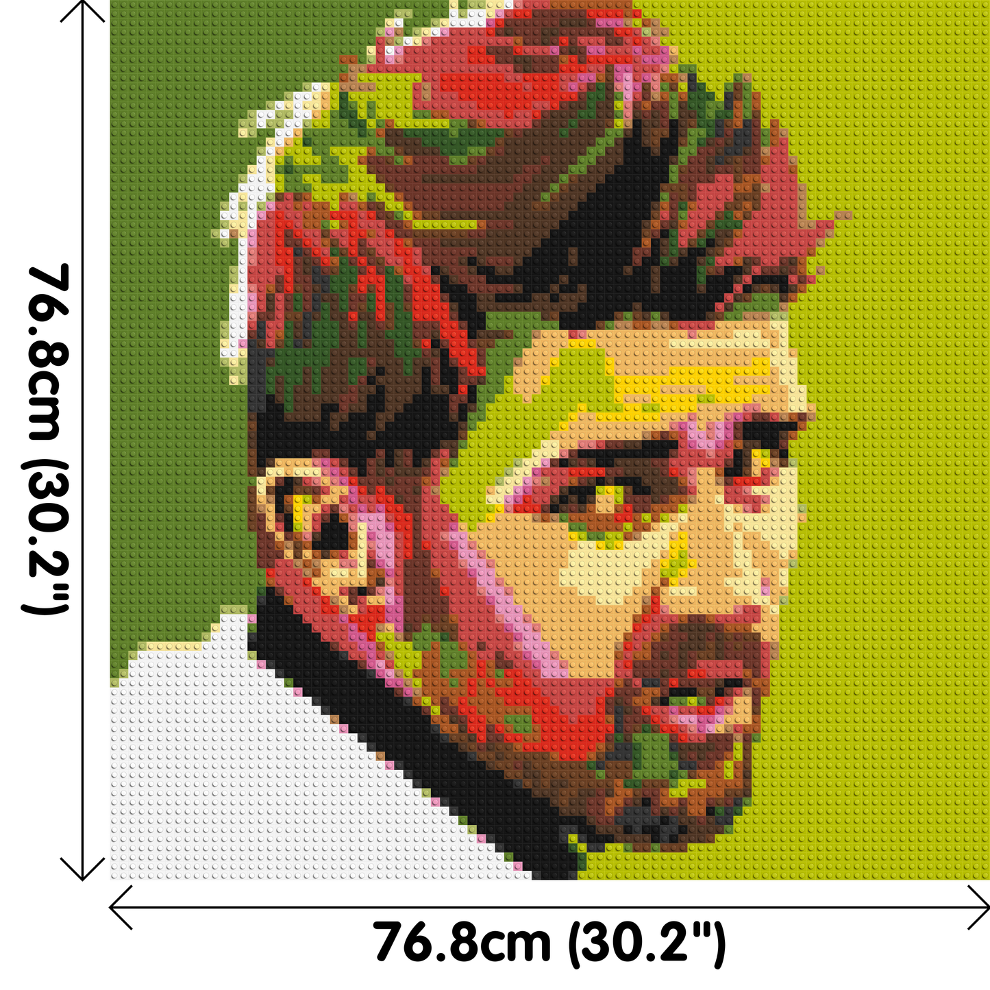 David Villa - Brick Art Mosaic Kit 4x4 large