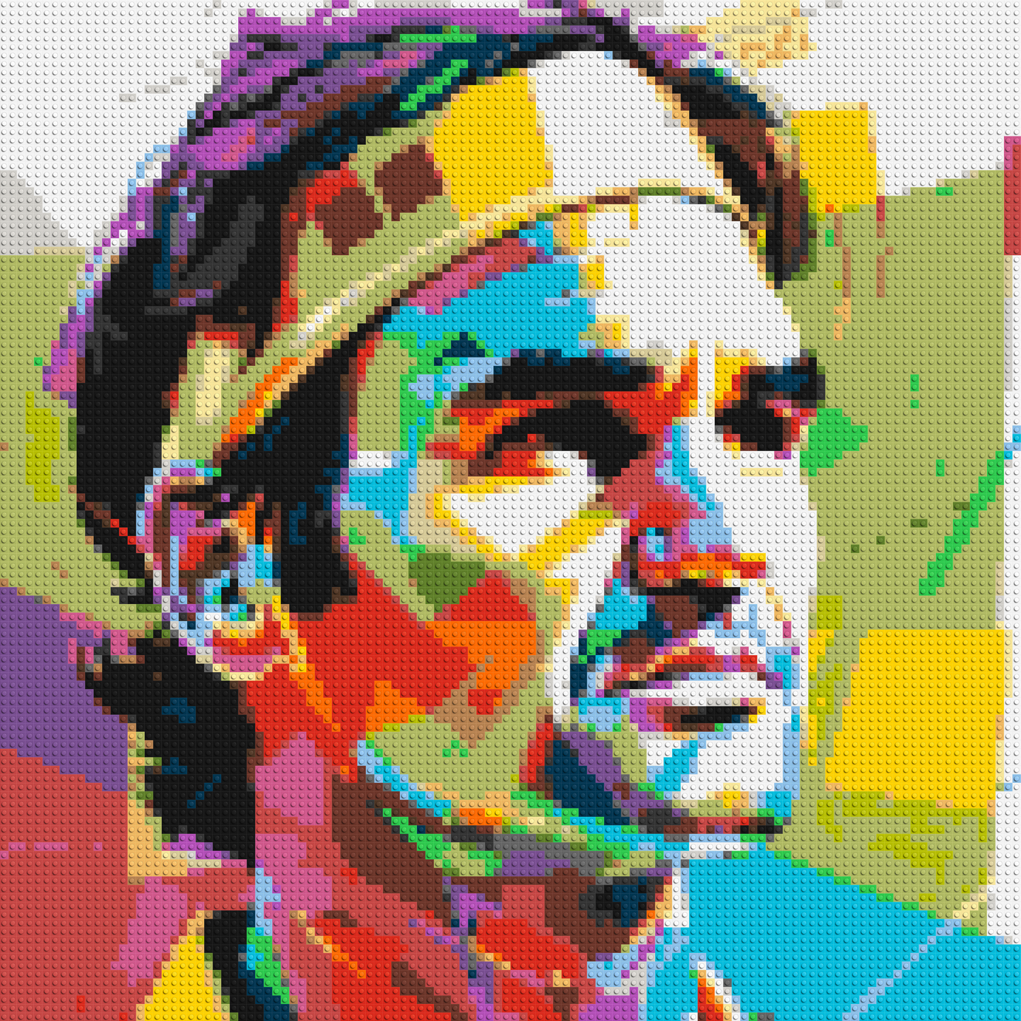 Roger Federer - Brick Art Mosaic Kit 5x5 large