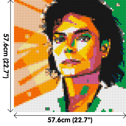 Michael Jackson - Brick Art Mosaic Kit 3x3 large