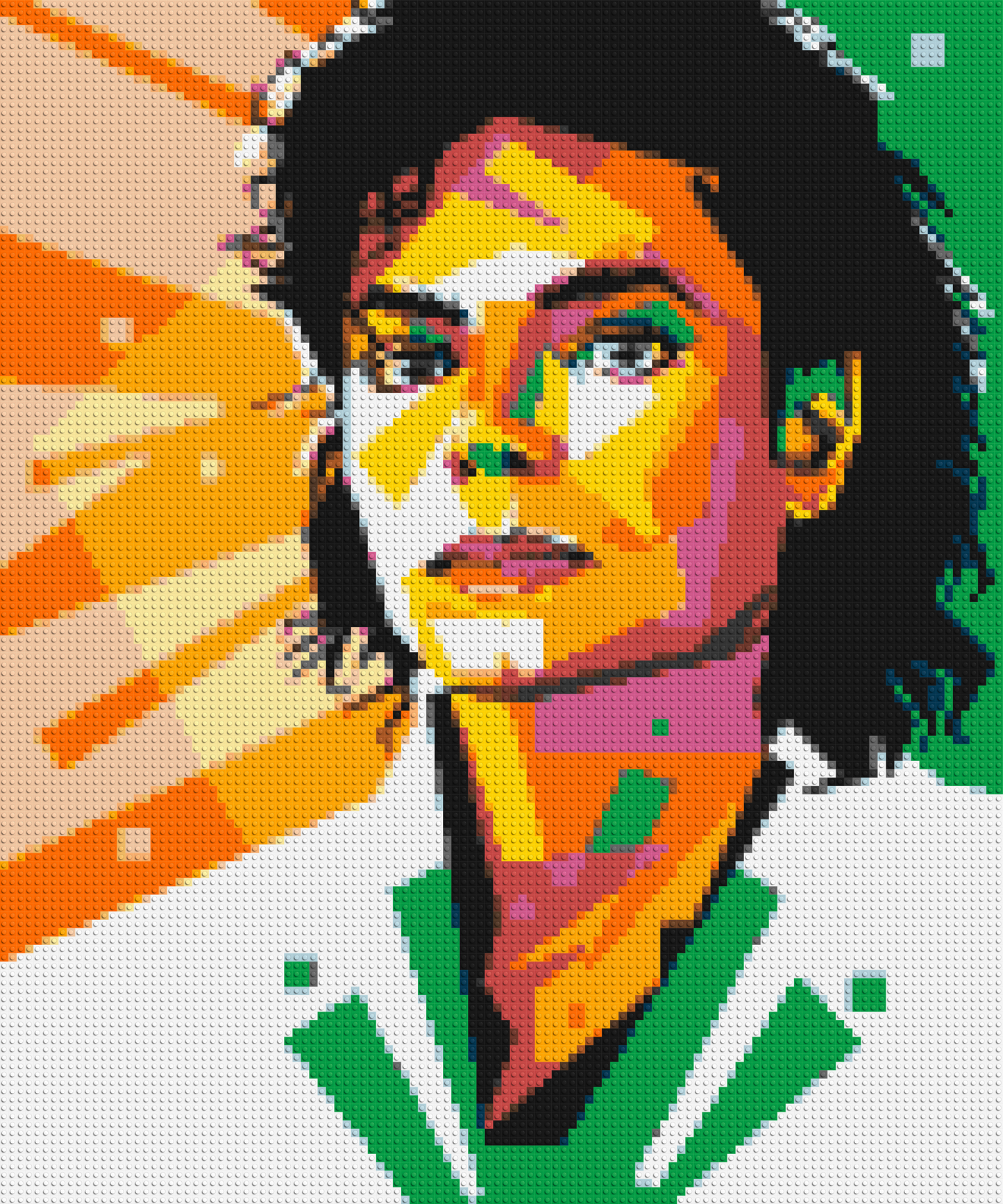 Michael Jackson - Brick Art Mosaic Kit 5x6 large