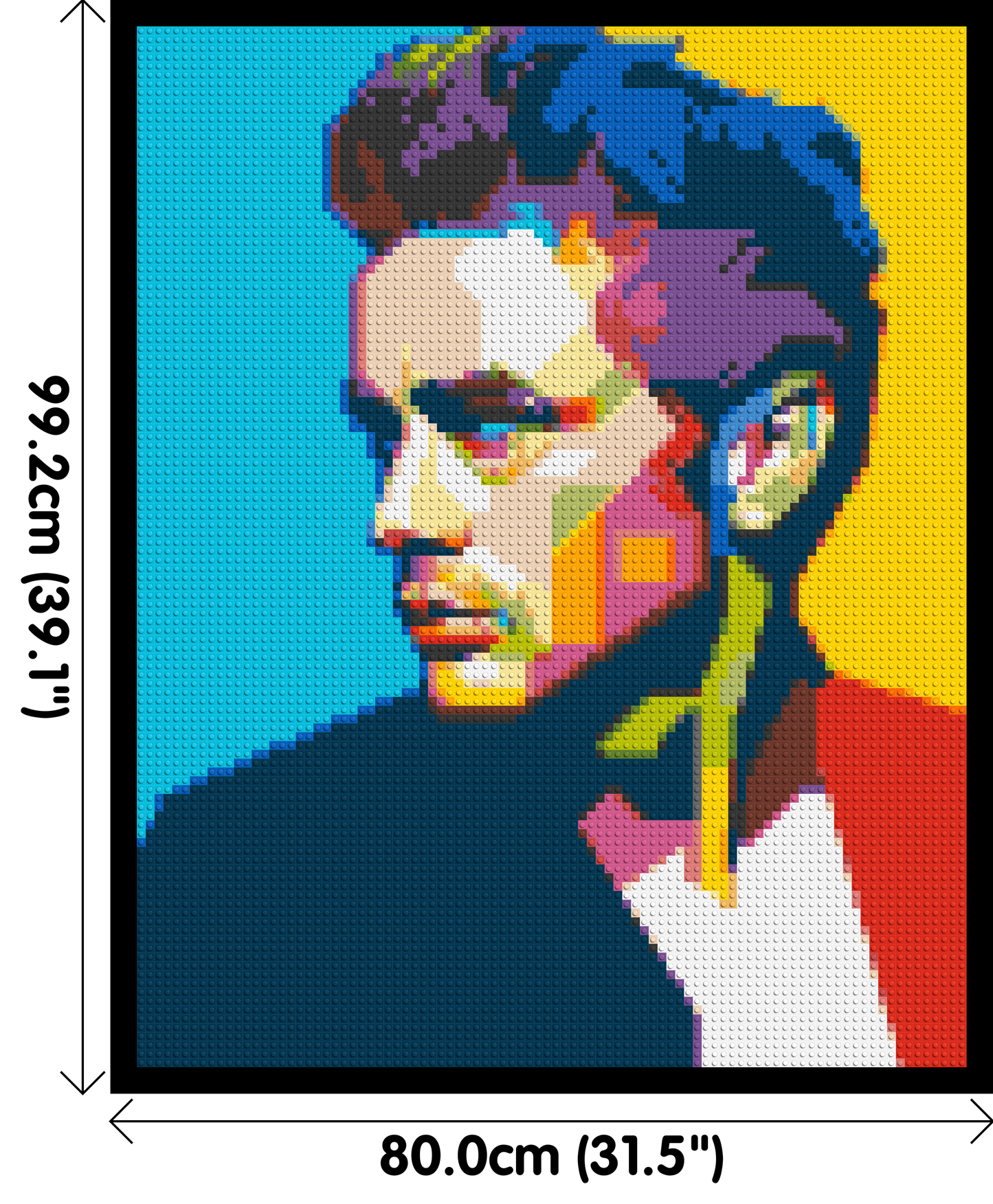 James Dean - Brick Art Mosaic Kit 4x5 large