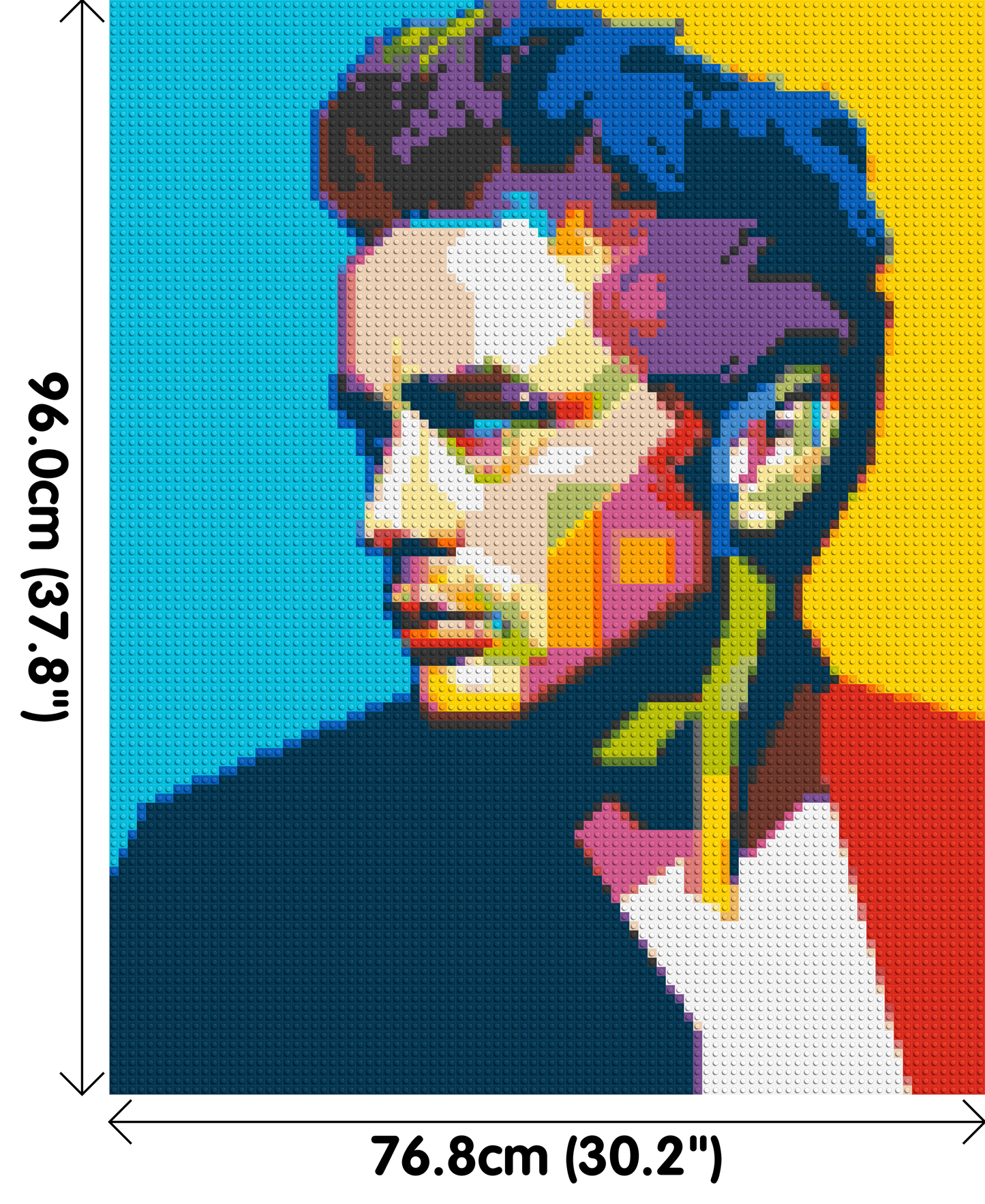 James Dean - Brick Art Mosaic Kit 4x5 large