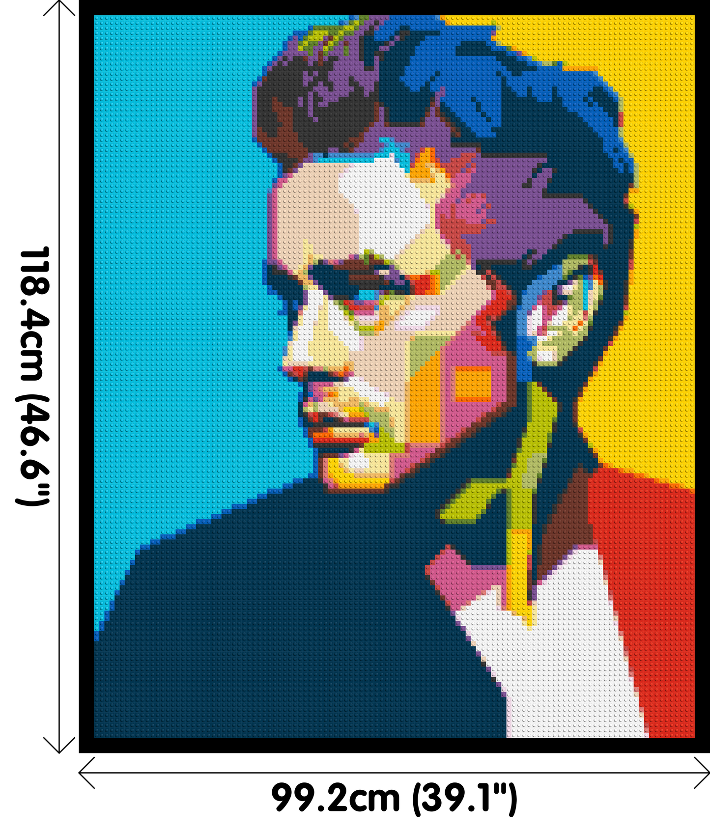 James Dean - Brick Art Mosaic Kit 5x6 large