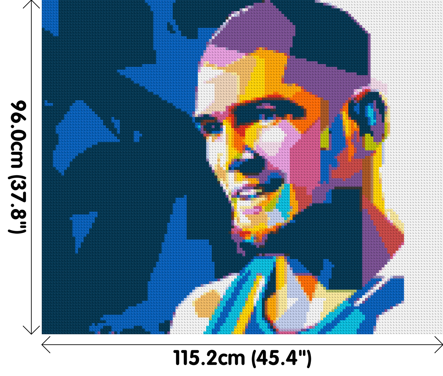 Khabib - Brick Art Mosaic Kit 6x5 large