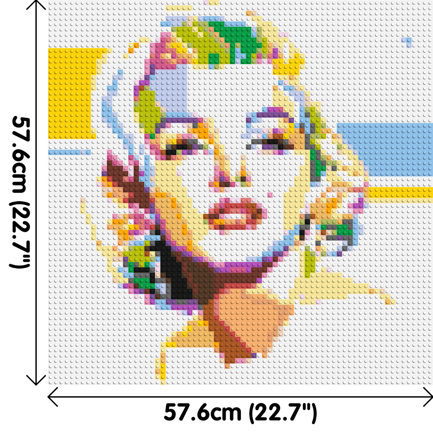 Marilyn Monroe - Brick Art Mosaic Kit 3x3 large