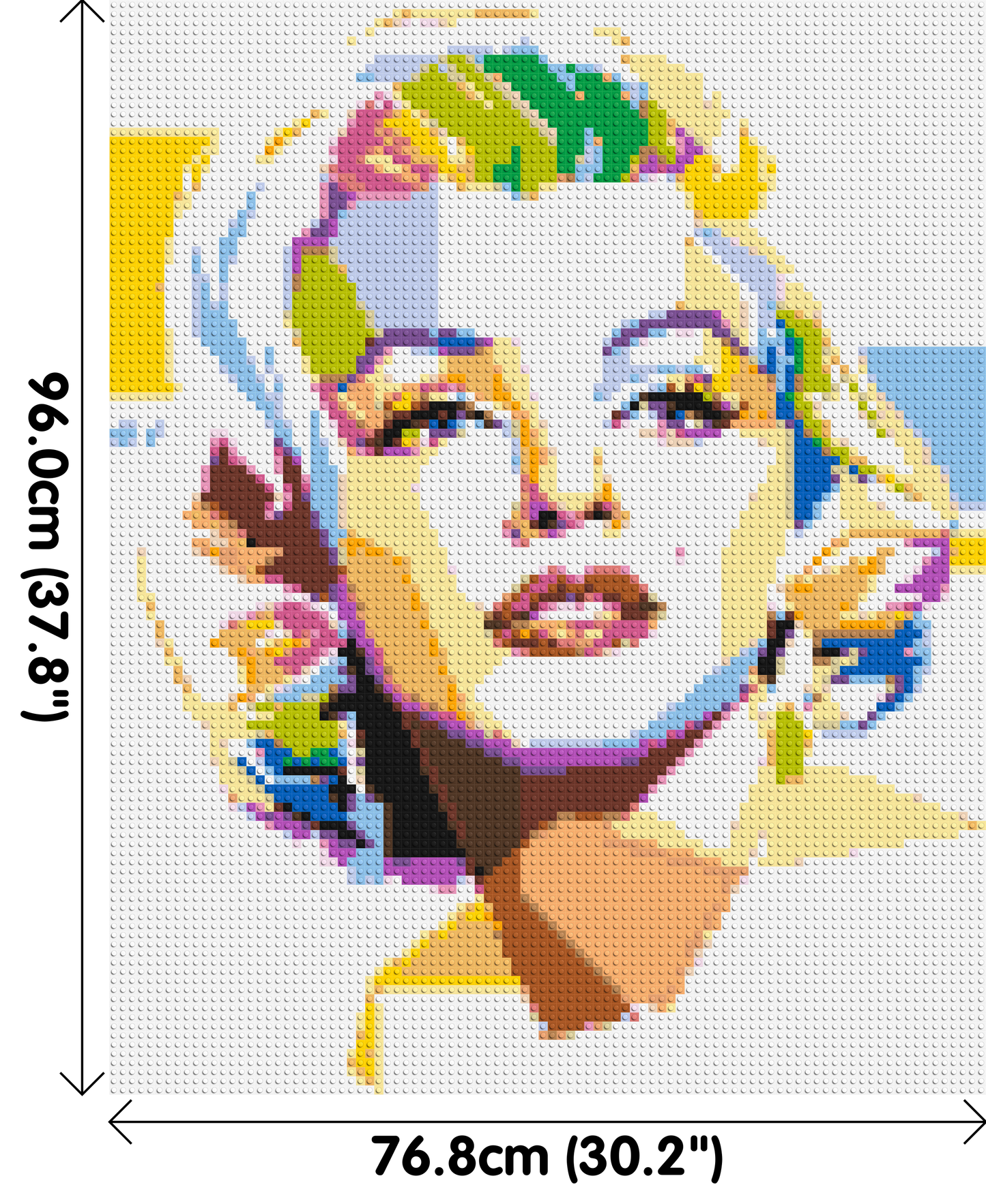 Marilyn Monroe - Brick Art Mosaic Kit 4x5 large