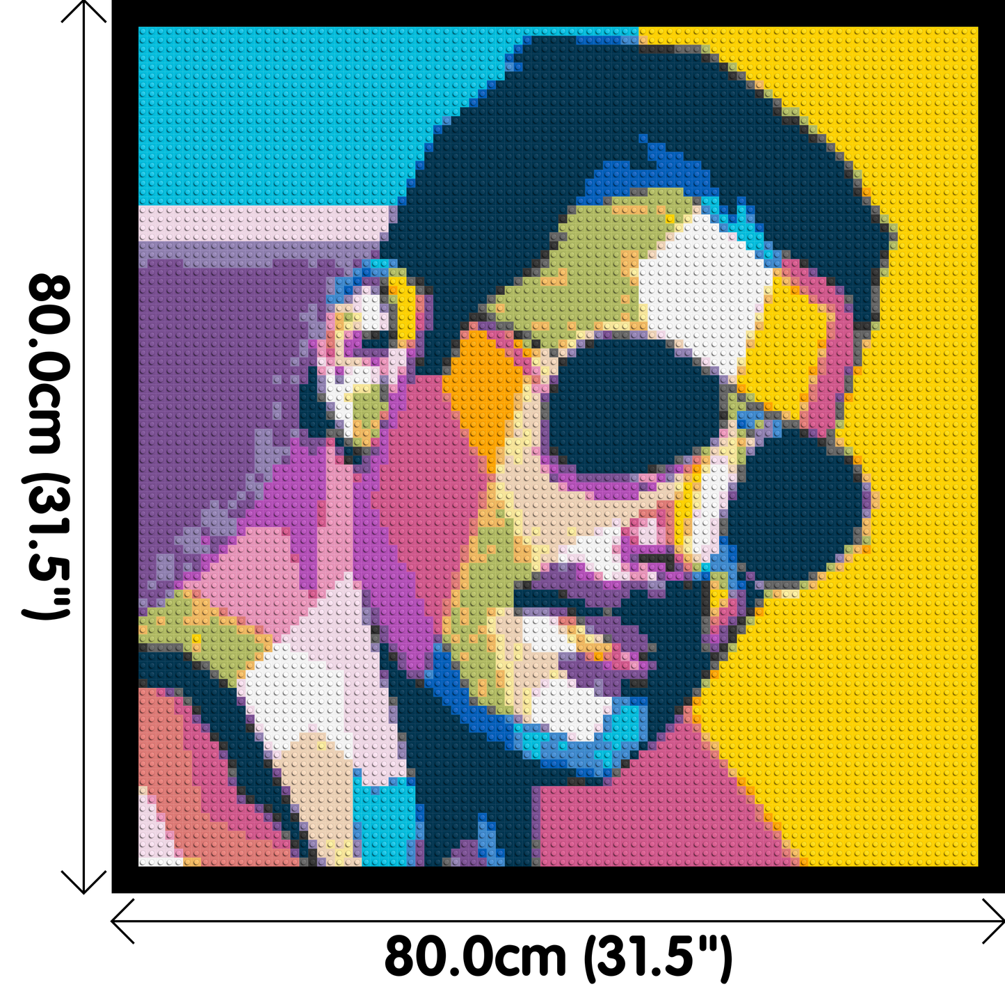 Freddie Mercury - Brick Art Mosaic Kit 4x4 large