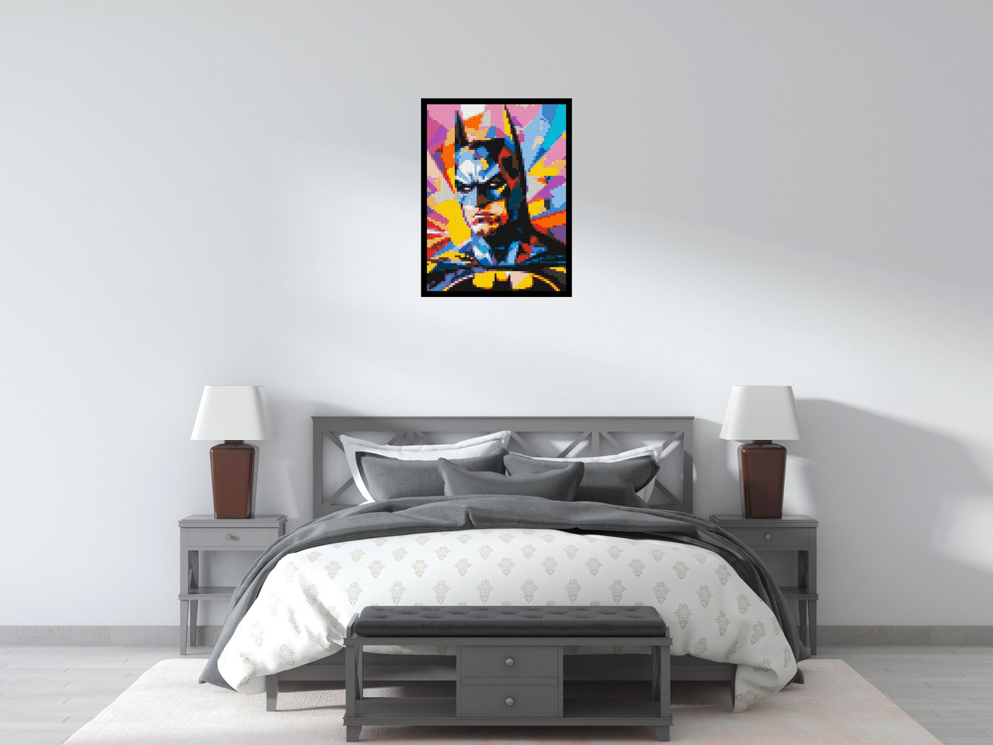 Batman - Brick Art Mosaic Kit 3x4 large