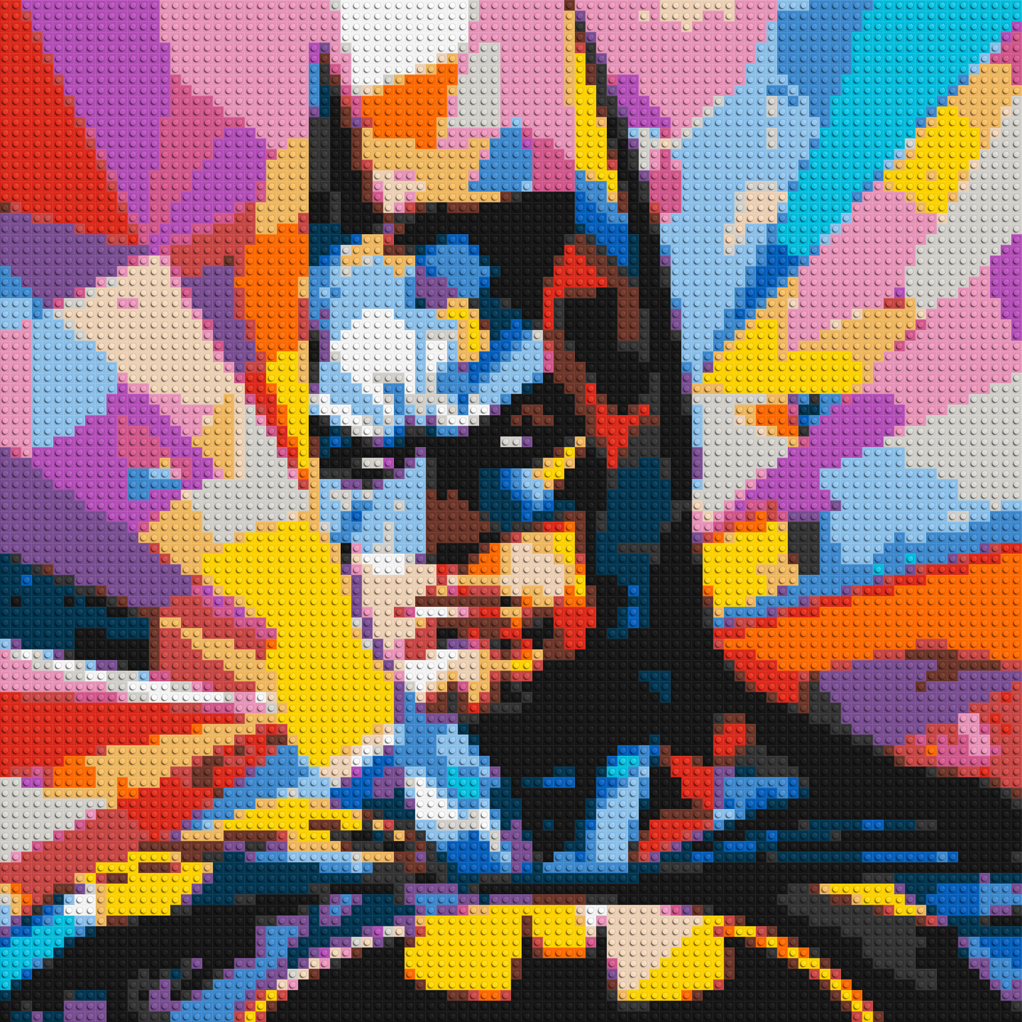 Batman - Brick Art Mosaic Kit 4x4 large