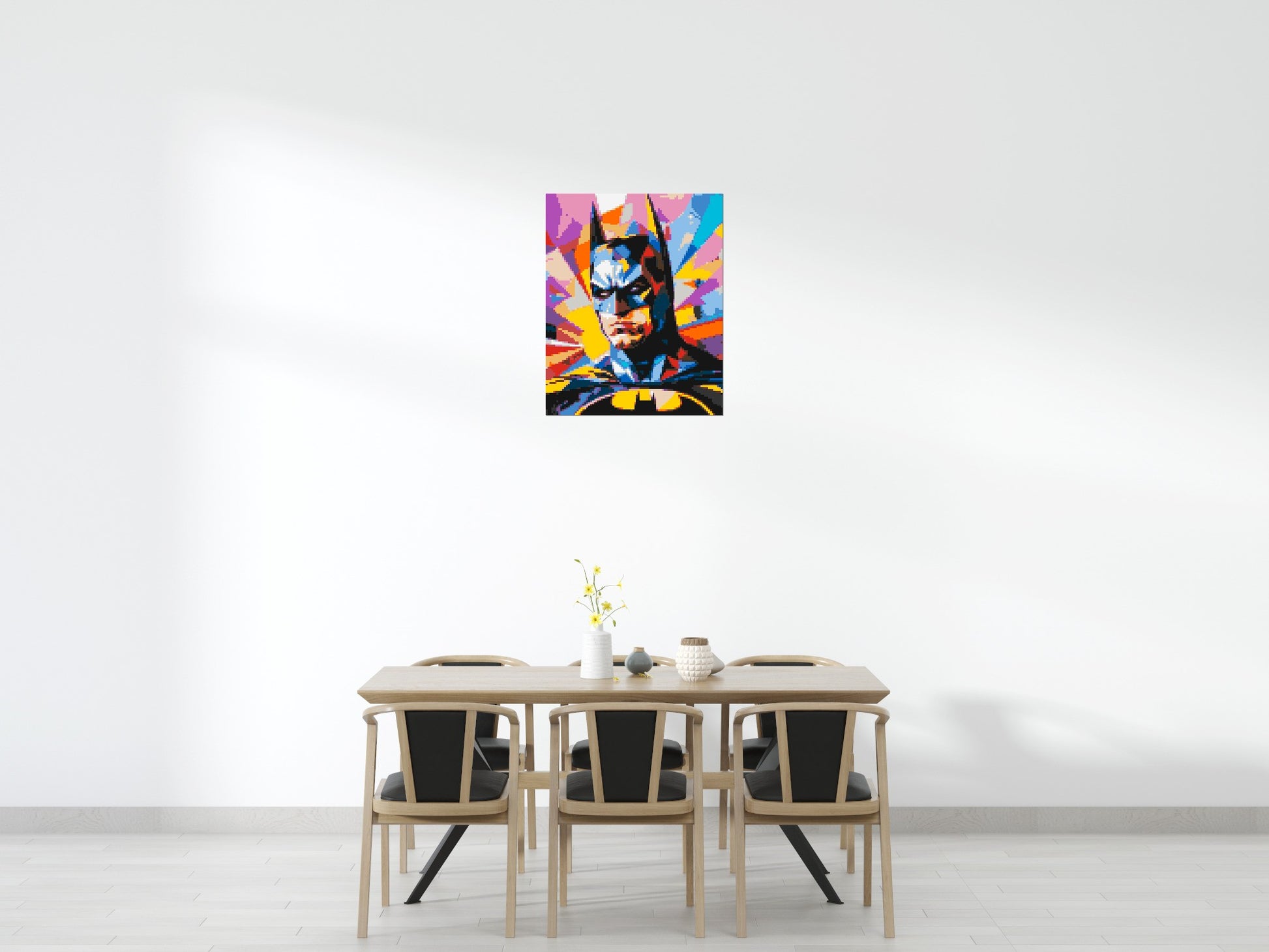 Batman - Brick Art Mosaic Kit 4x5 scene