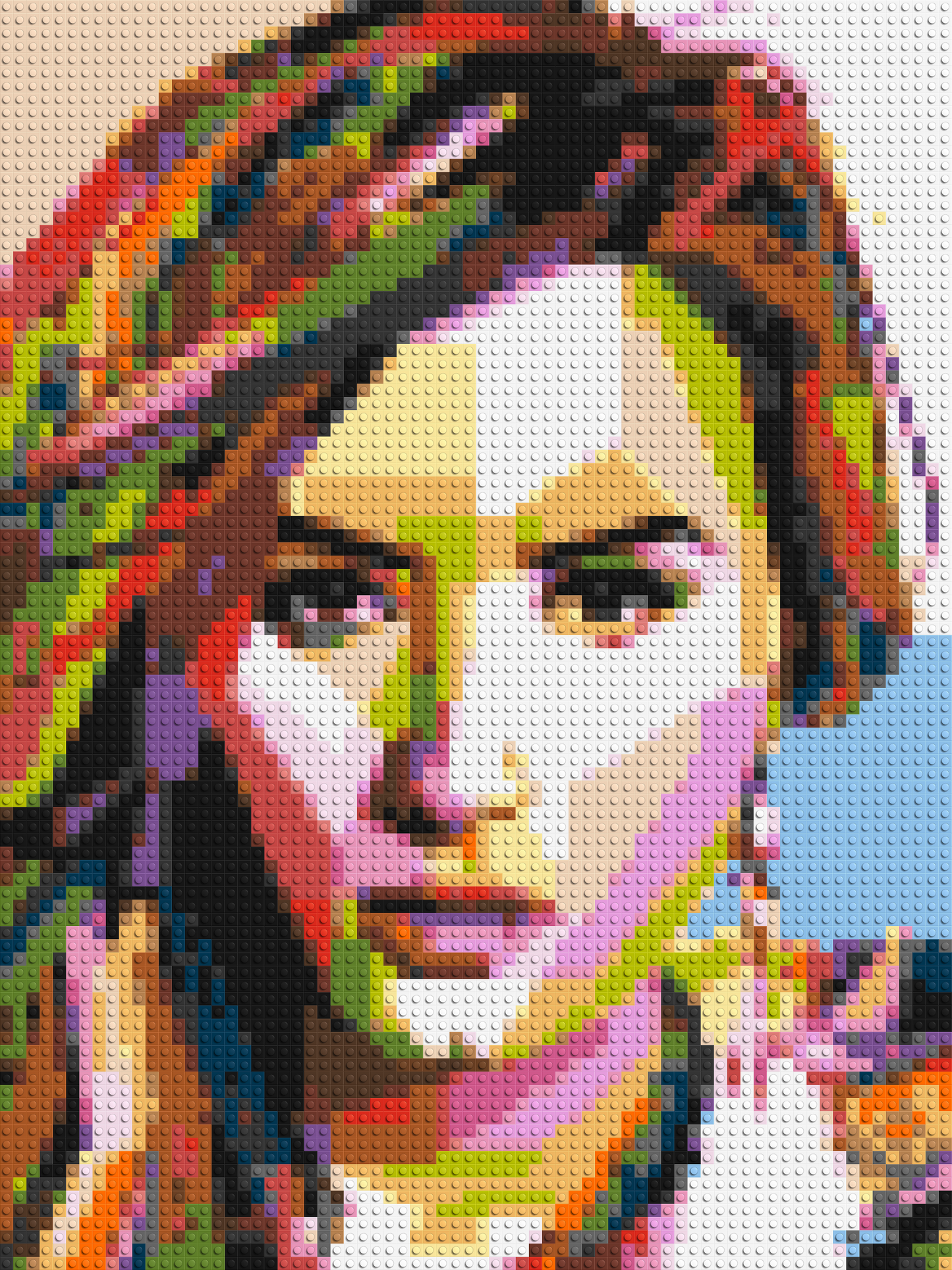 Demi Lovato - Brick Art Mosaic Kit 3x4 large