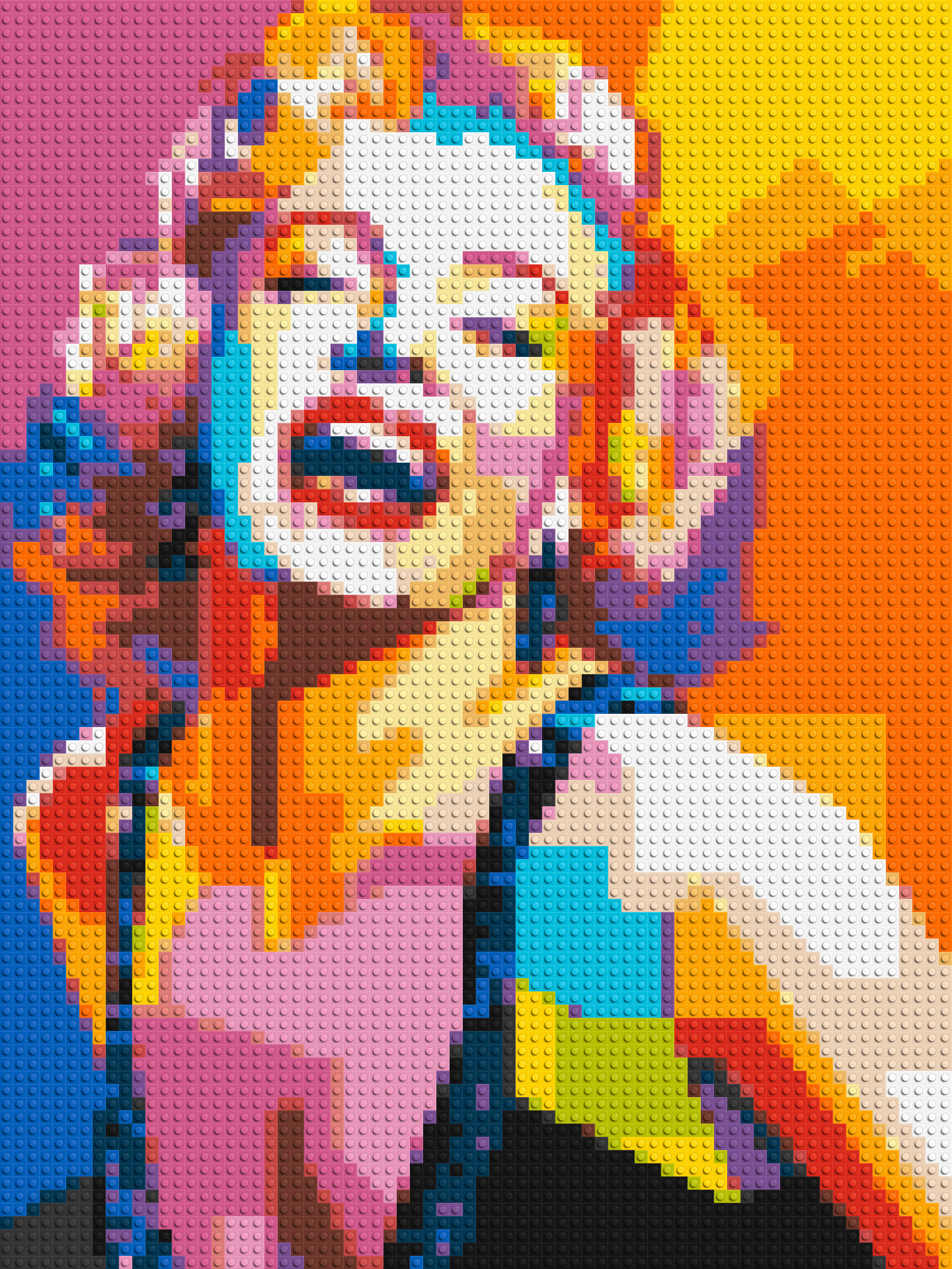 Marilyn Monroe #2 - Brick Art Mosaic Kit 3x4 large