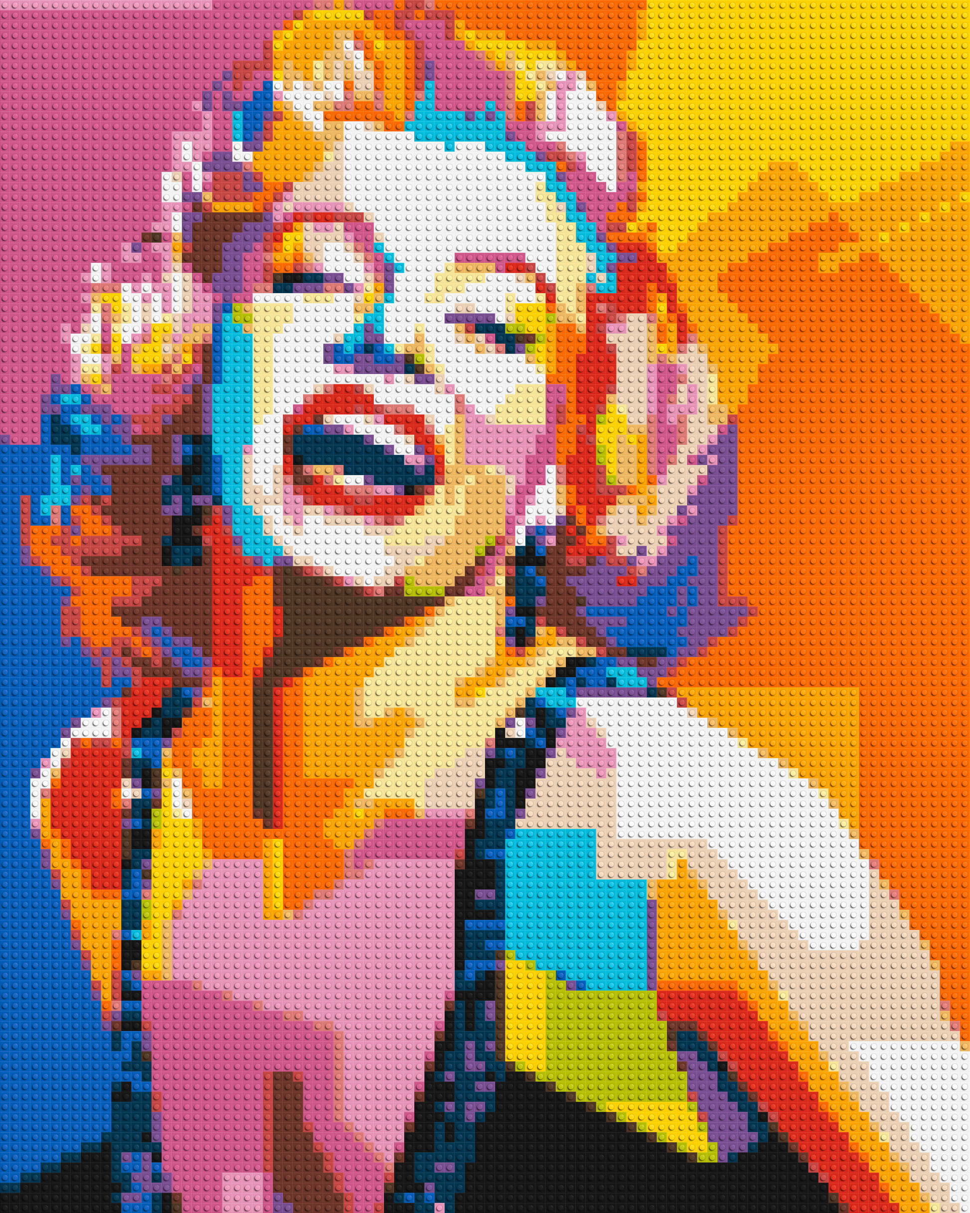 Marilyn Monroe #2 - Brick Art Mosaic Kit 4x5 large