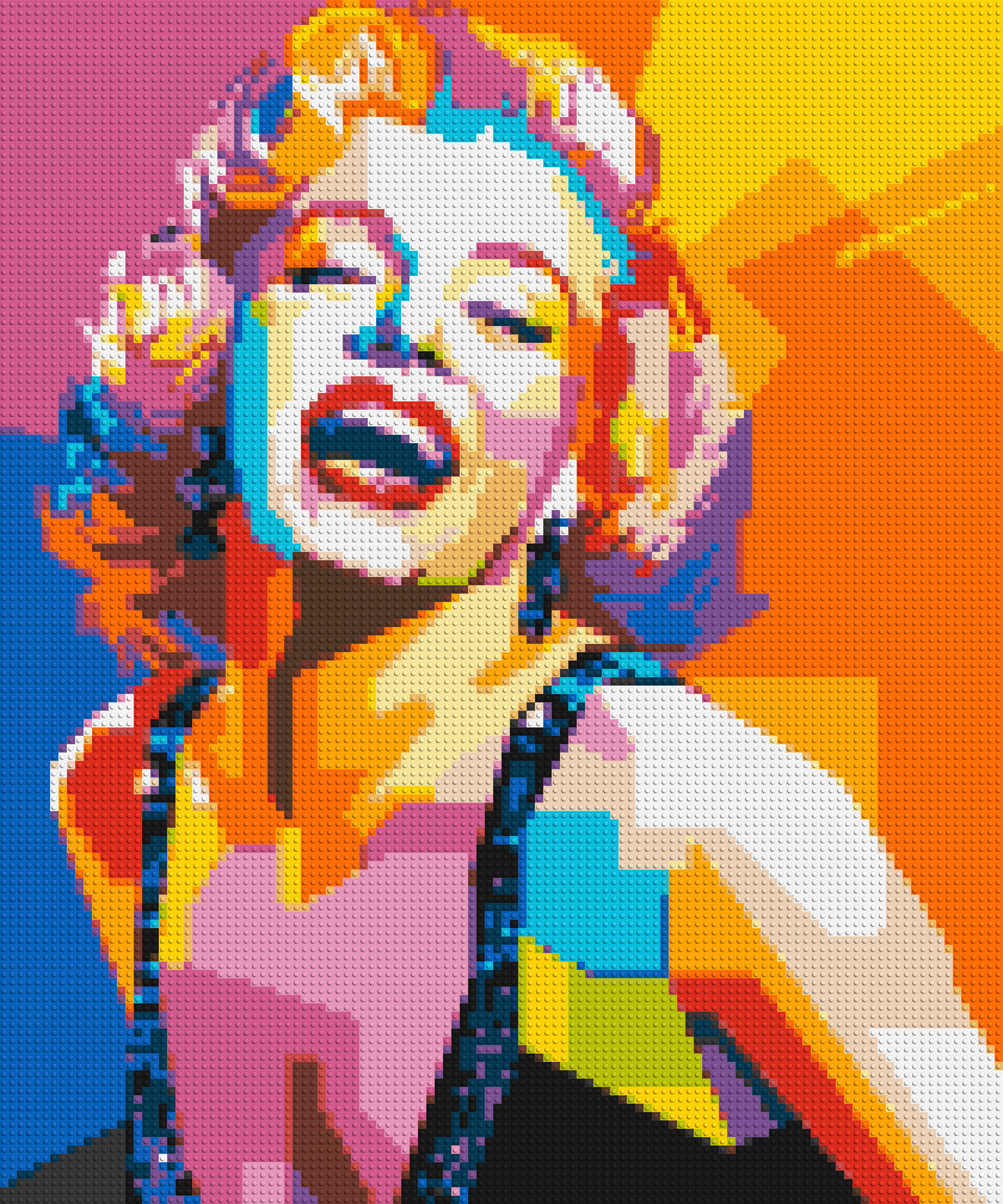 Marilyn Monroe #2 - Brick Art Mosaic Kit 5x6 large