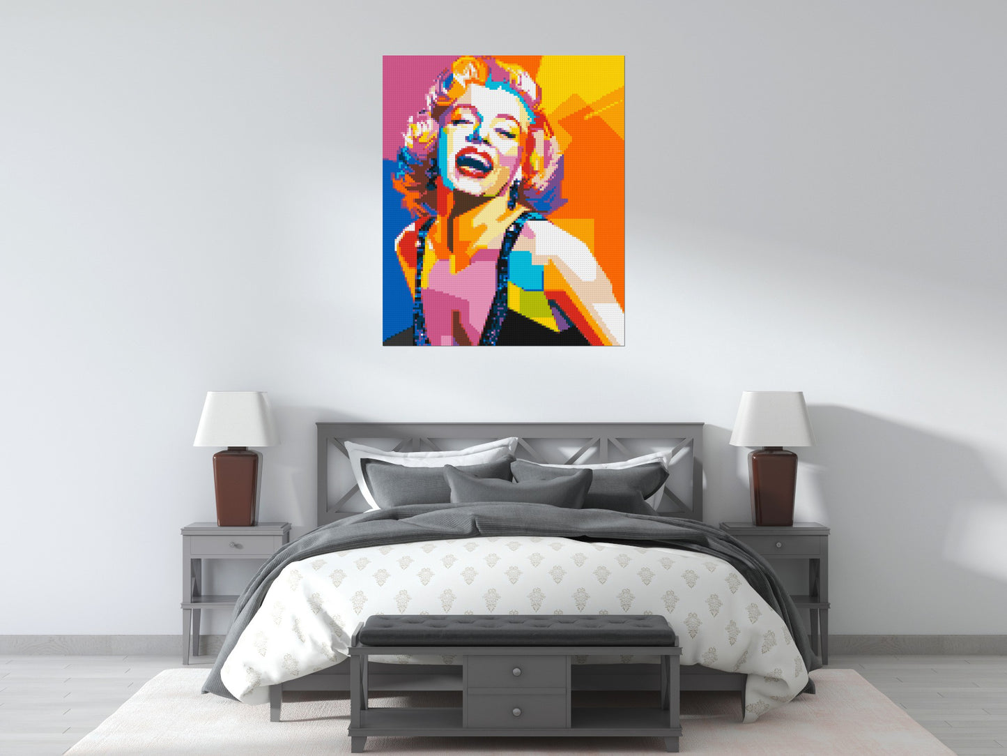 Marilyn Monroe #2 - Brick Art Mosaic Kit 5x6 large