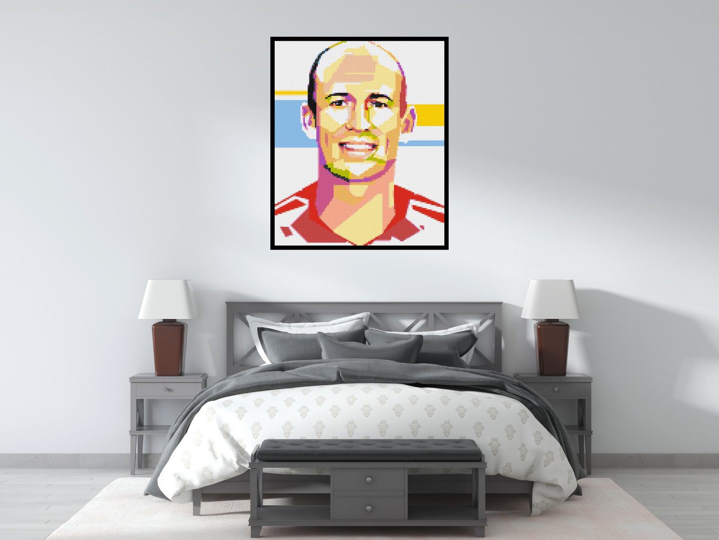 Arjen Robben - Brick Art Mosaic Kit 5x6 large