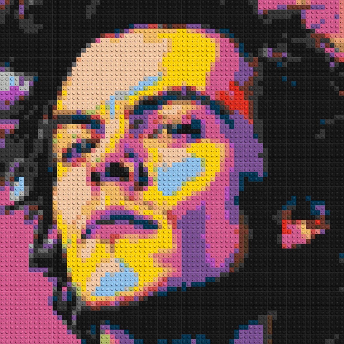 Harry Styles - Brick Art Mosaic Kit 3x3 large