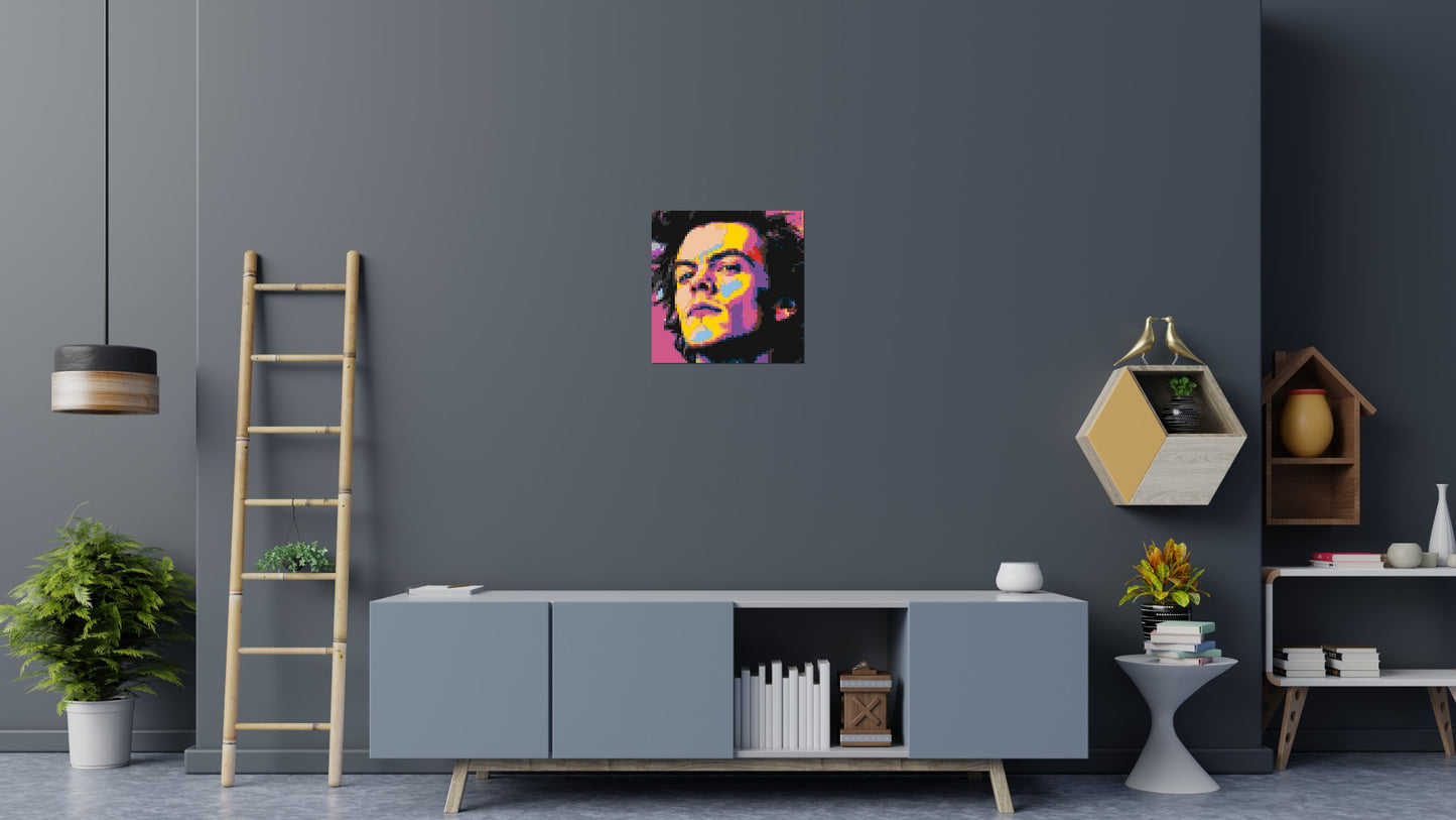 Harry Styles - Brick Art Mosaic Kit 3x3 large