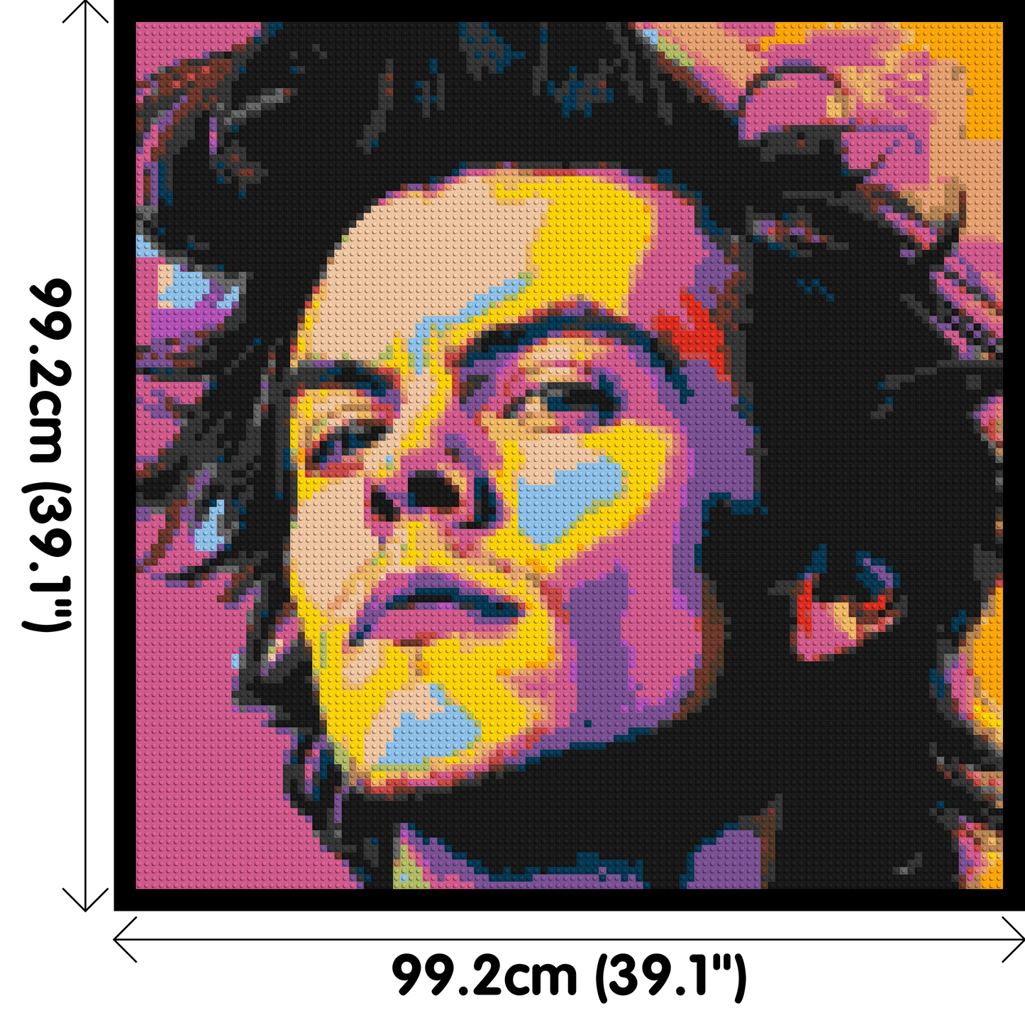 Harry Styles - Brick Art Mosaic Kit 5x5 large