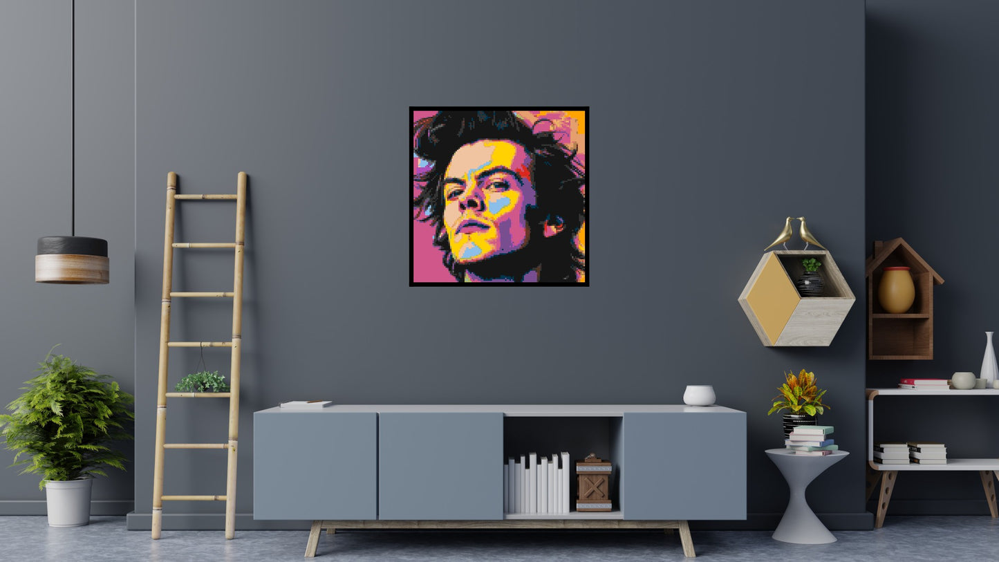 Harry Styles - Brick Art Mosaic Kit 5x5 large