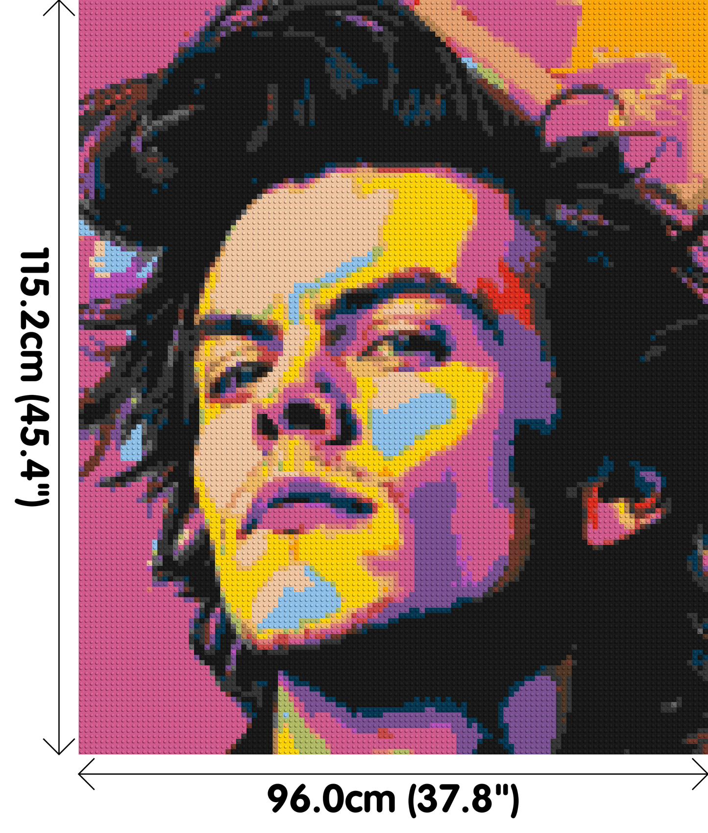 Harry Styles - Brick Art Mosaic Kit 5x6 large