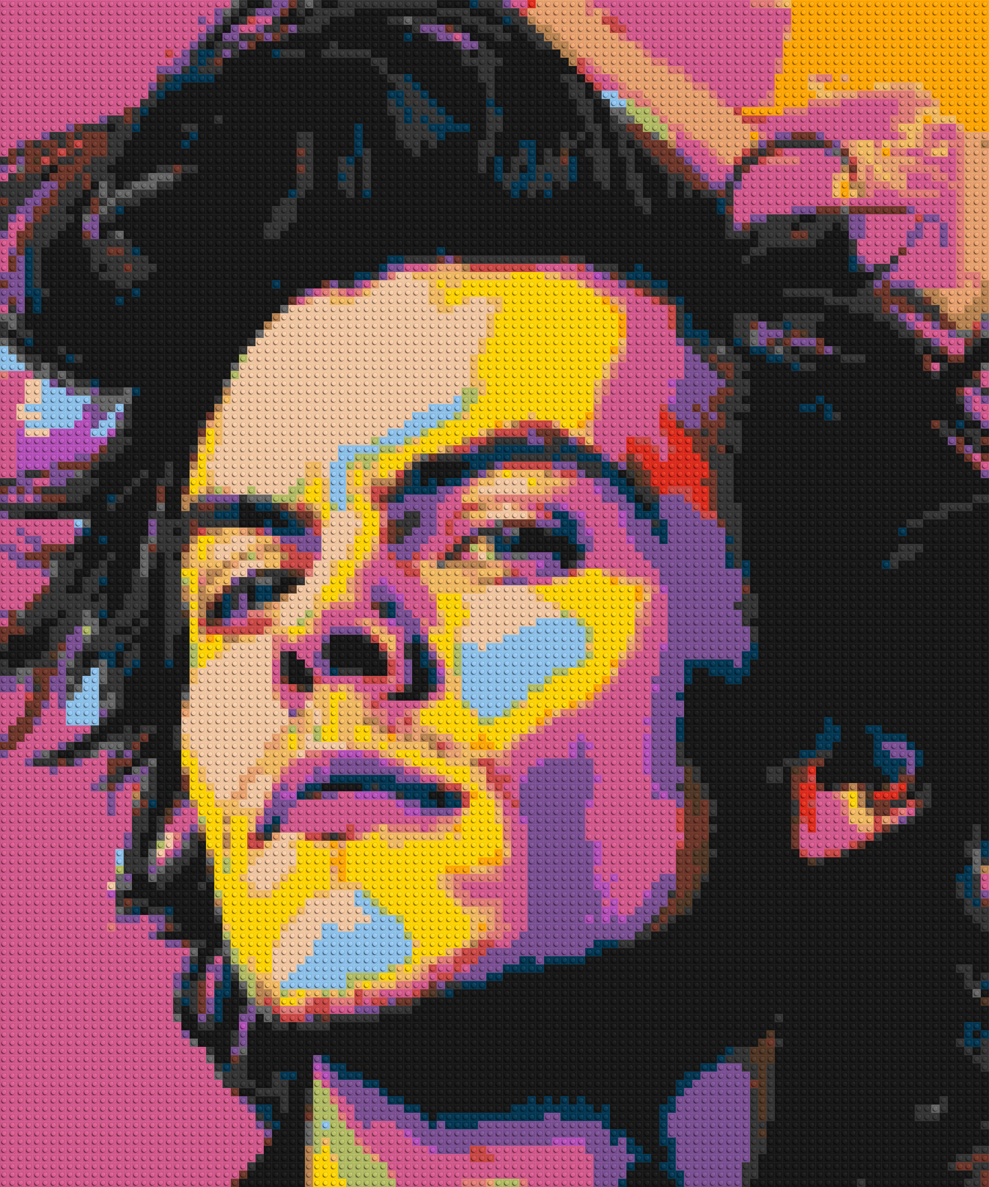 Harry Styles - Brick Art Mosaic Kit 5x6 large