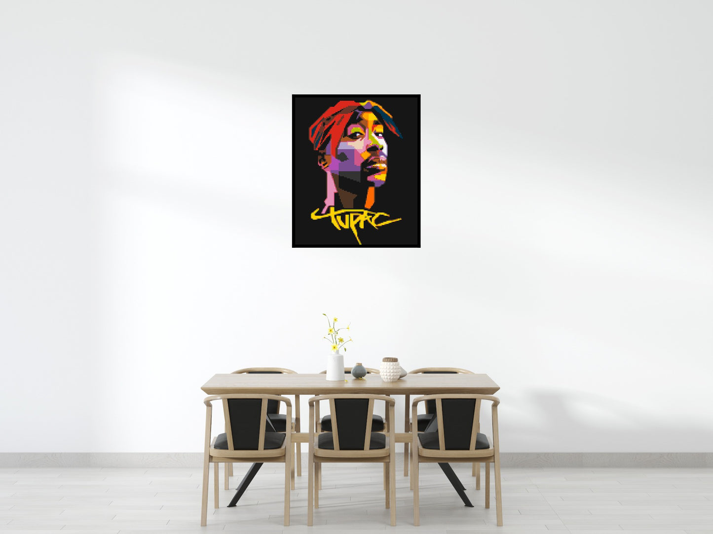 Tupac Shakur - Brick Art Mosaic Kit 5x6 large