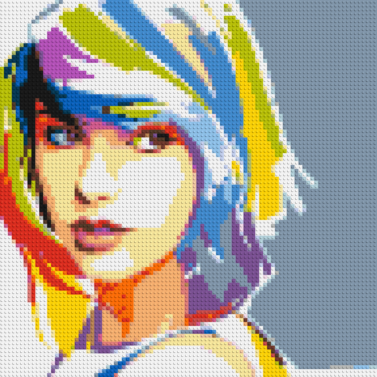 Taylor Swift WPAP - Brick Art Mosaic Kit 4x4 large