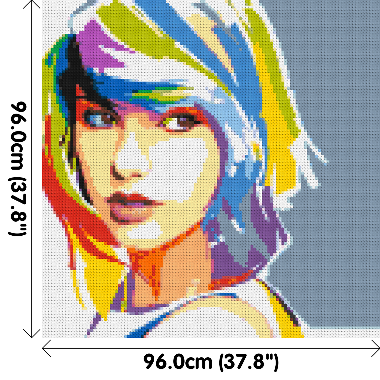 Taylor Swift WPAP - Brick Art Mosaic Kit 5x5 large