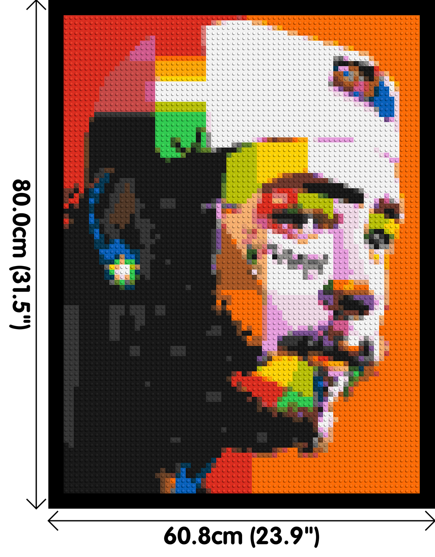 Post Malone - Brick Art Mosaic Kit 3x4 large