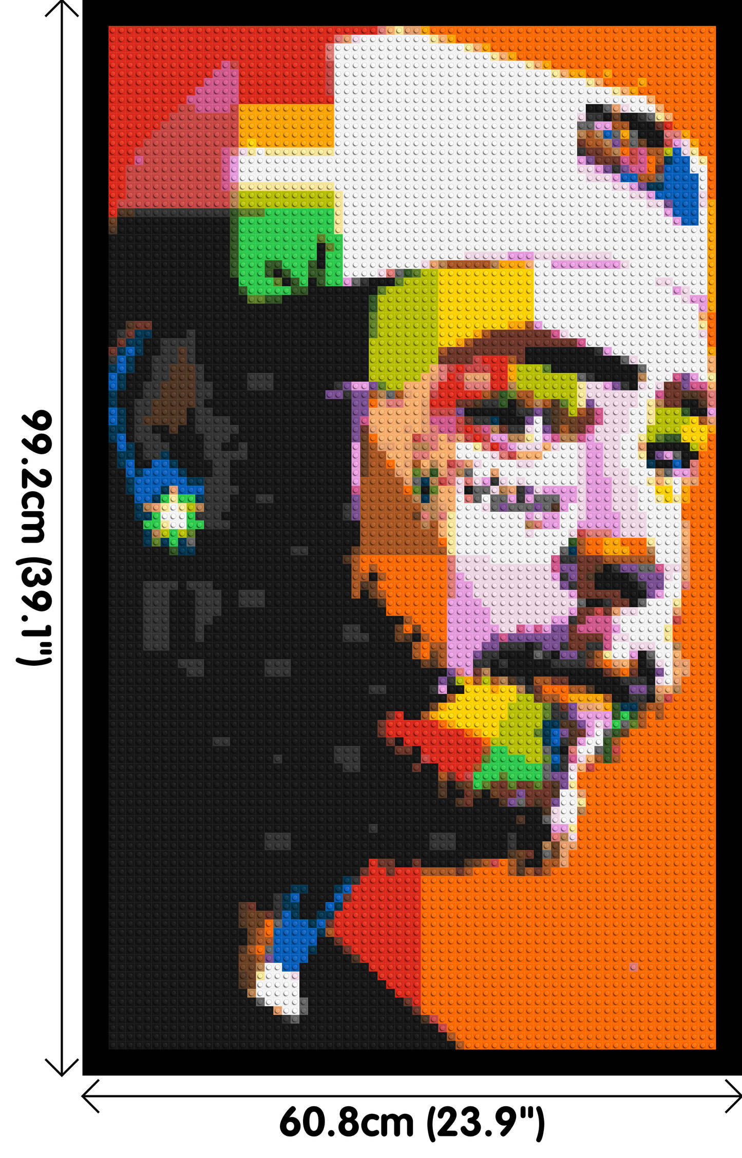 Post Malone - Brick Art Mosaic Kit 3x5 large