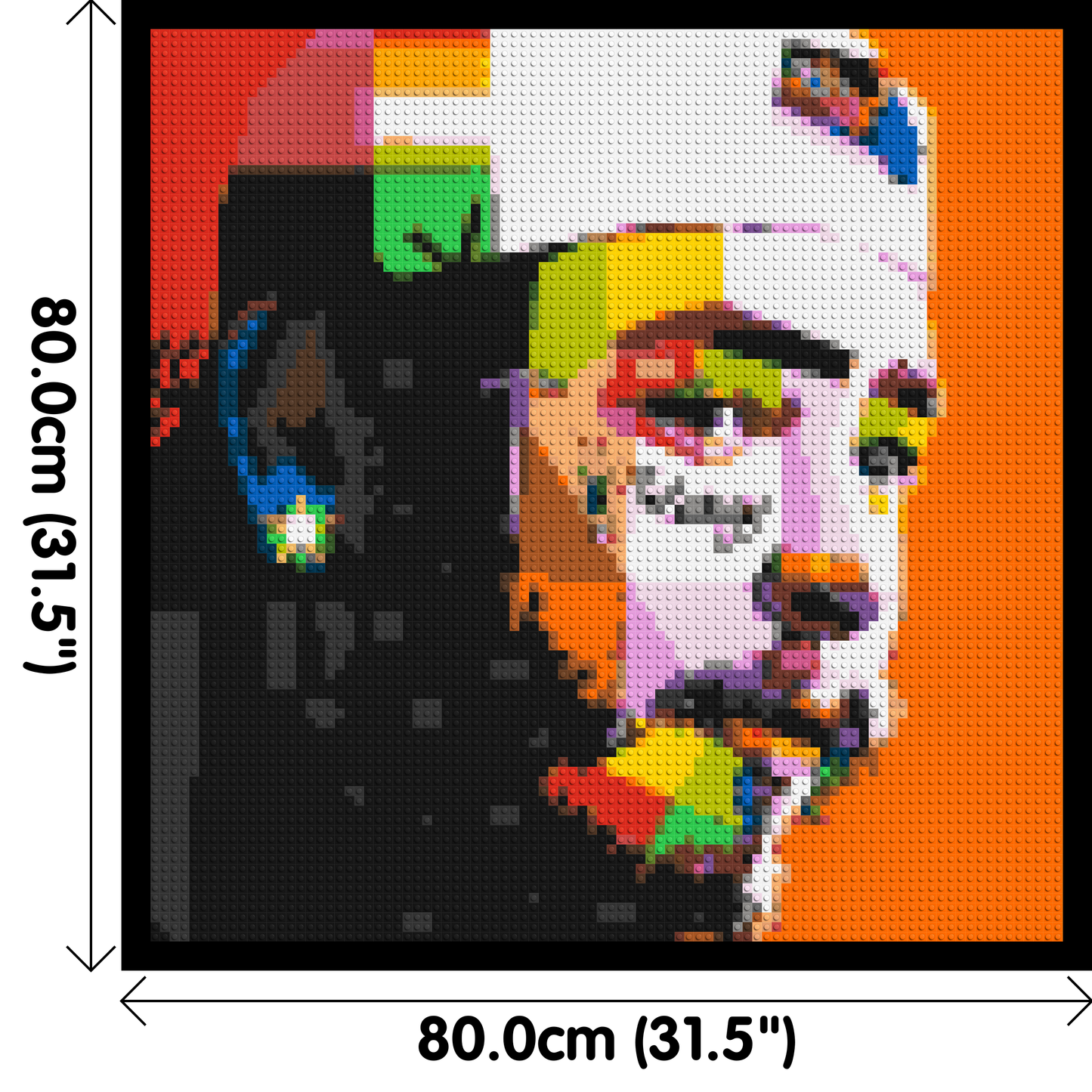 Post Malone - Brick Art Mosaic Kit 4x4 large