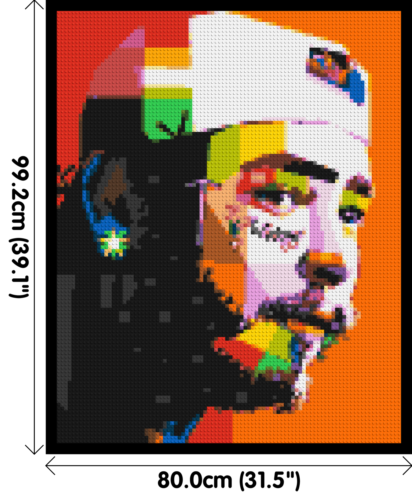 Post Malone - Brick Art Mosaic Kit 4x5 large