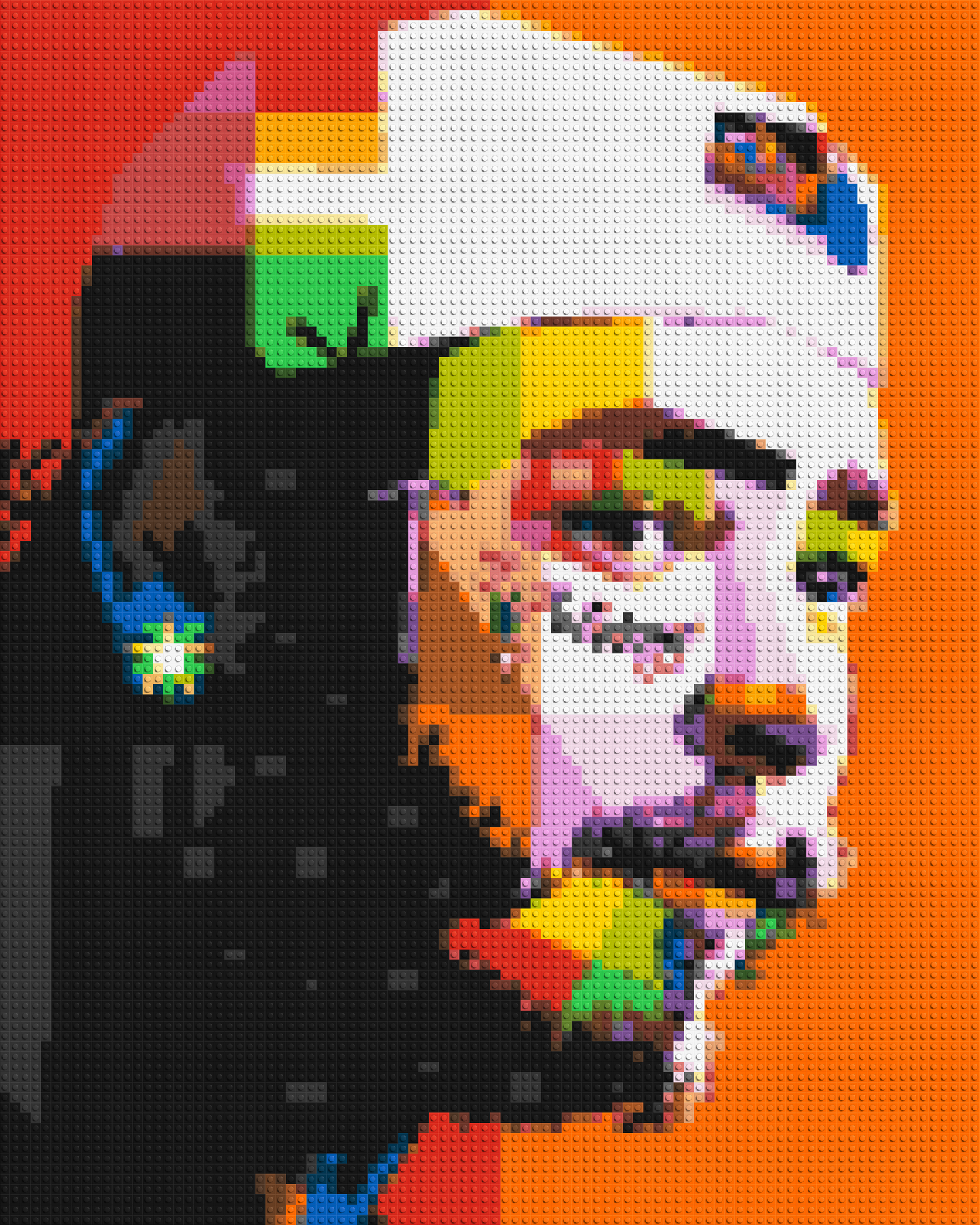 Post Malone - Brick Art Mosaic Kit 4x5 large