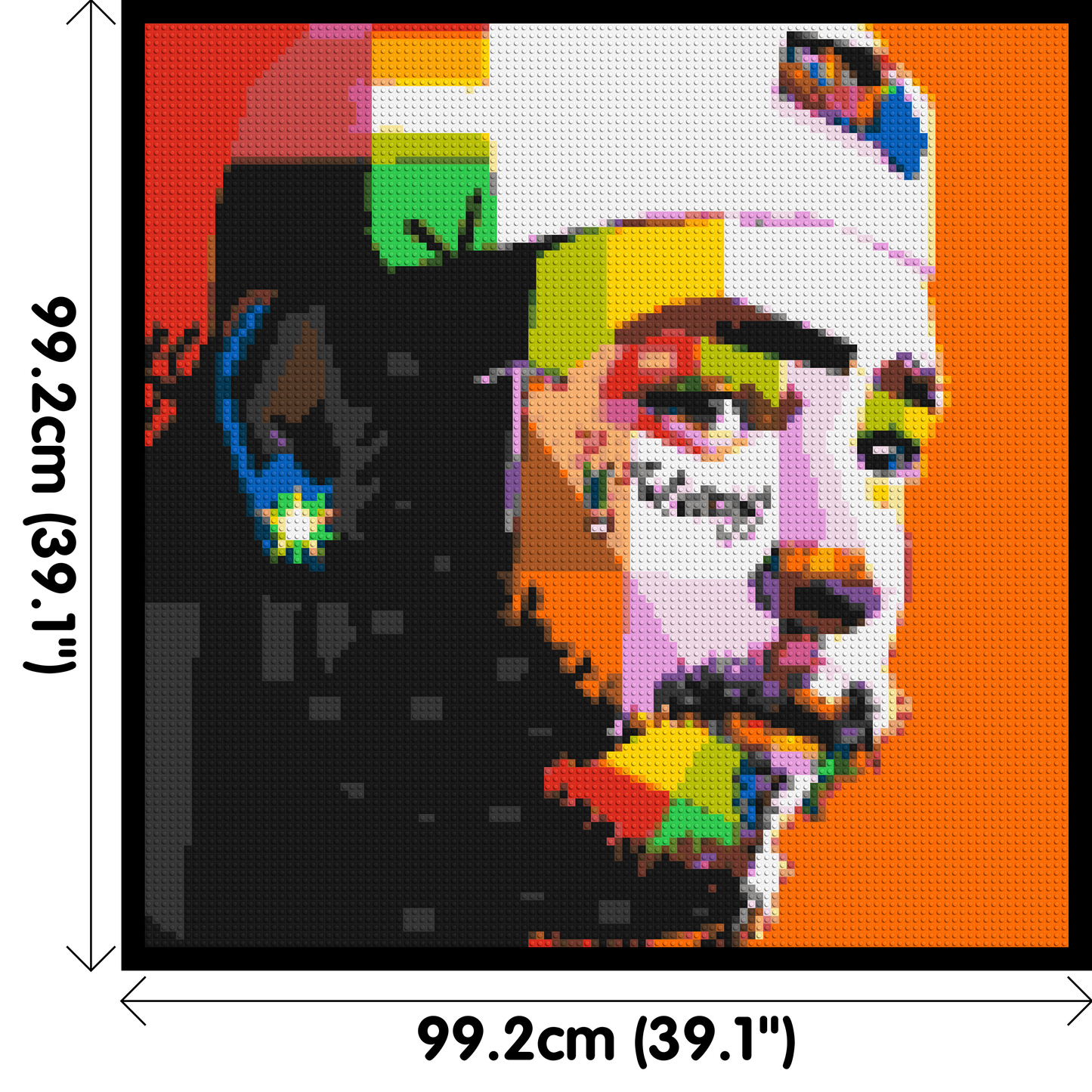 Post Malone - Brick Art Mosaic Kit 5x5 large