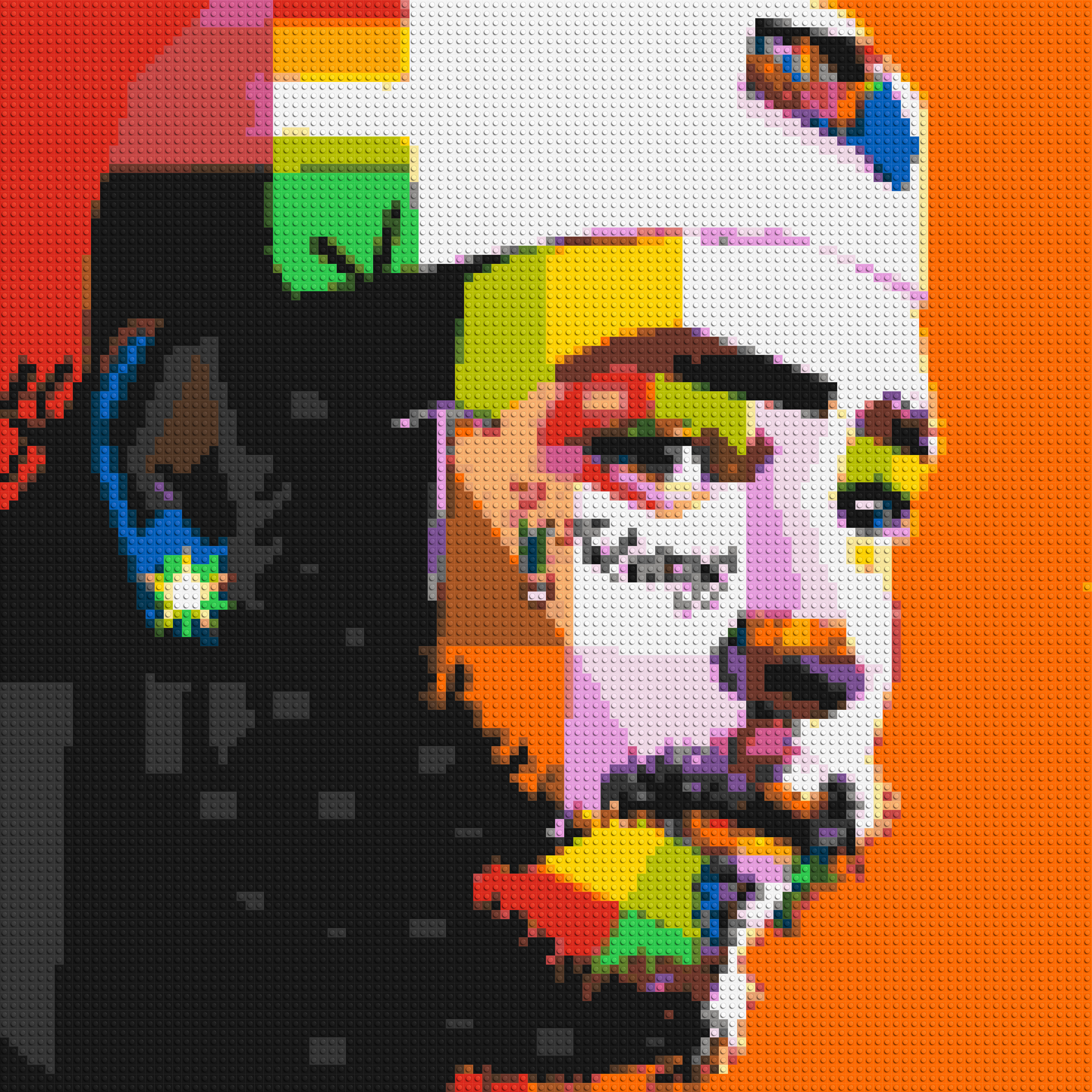 Post Malone - Brick Art Mosaic Kit 5x5 large