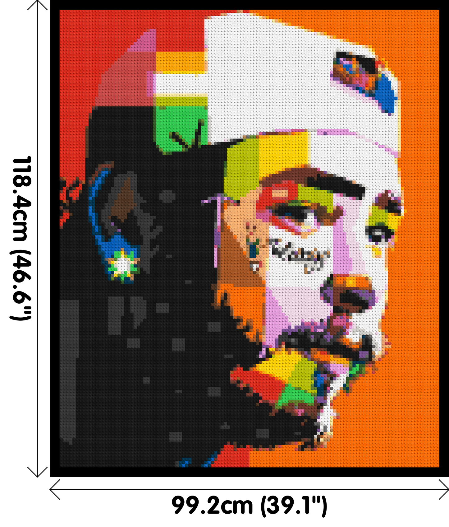 Post Malone - Brick Art Mosaic Kit 5x6 large