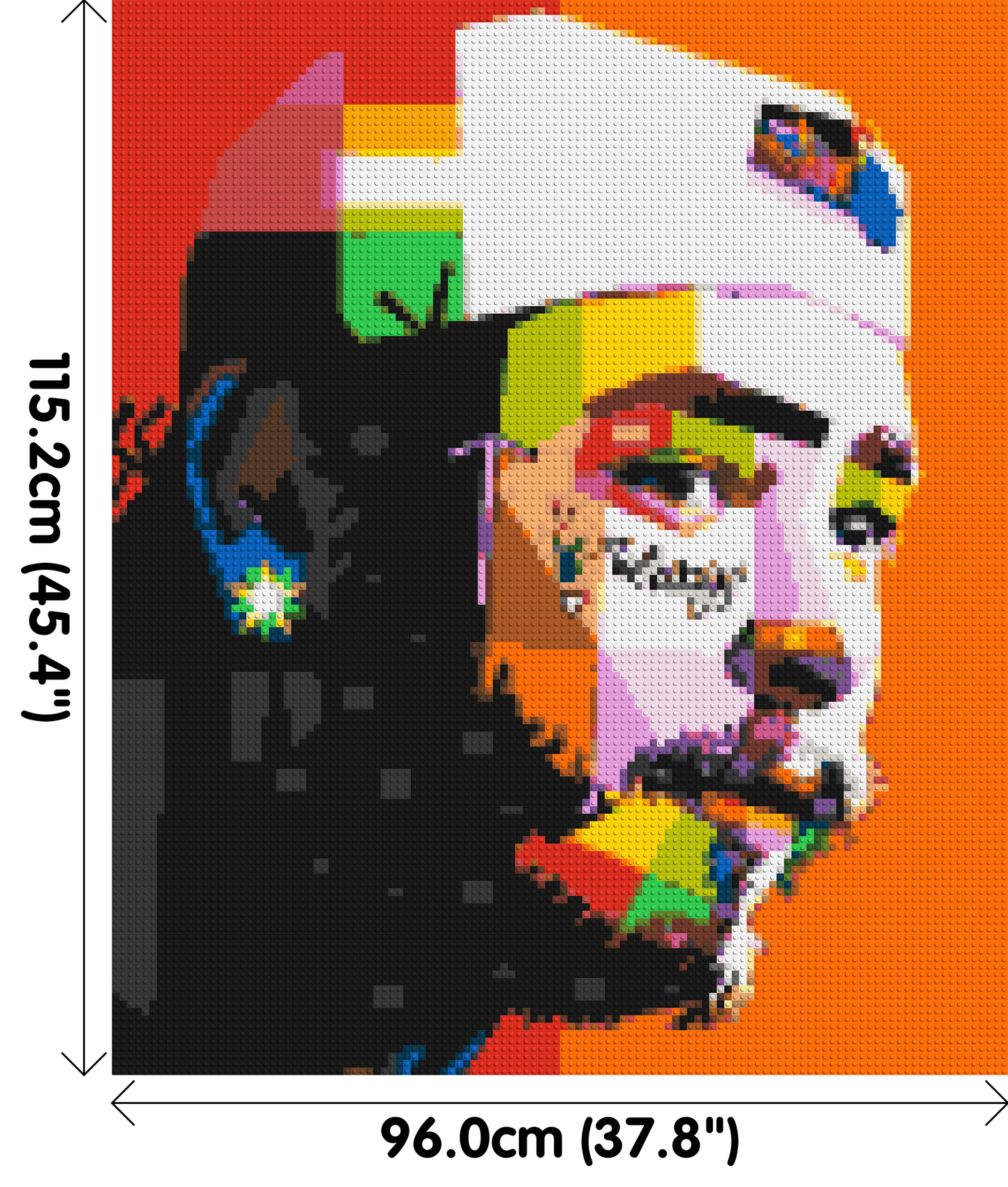 Post Malone - Brick Art Mosaic Kit 5x6 large