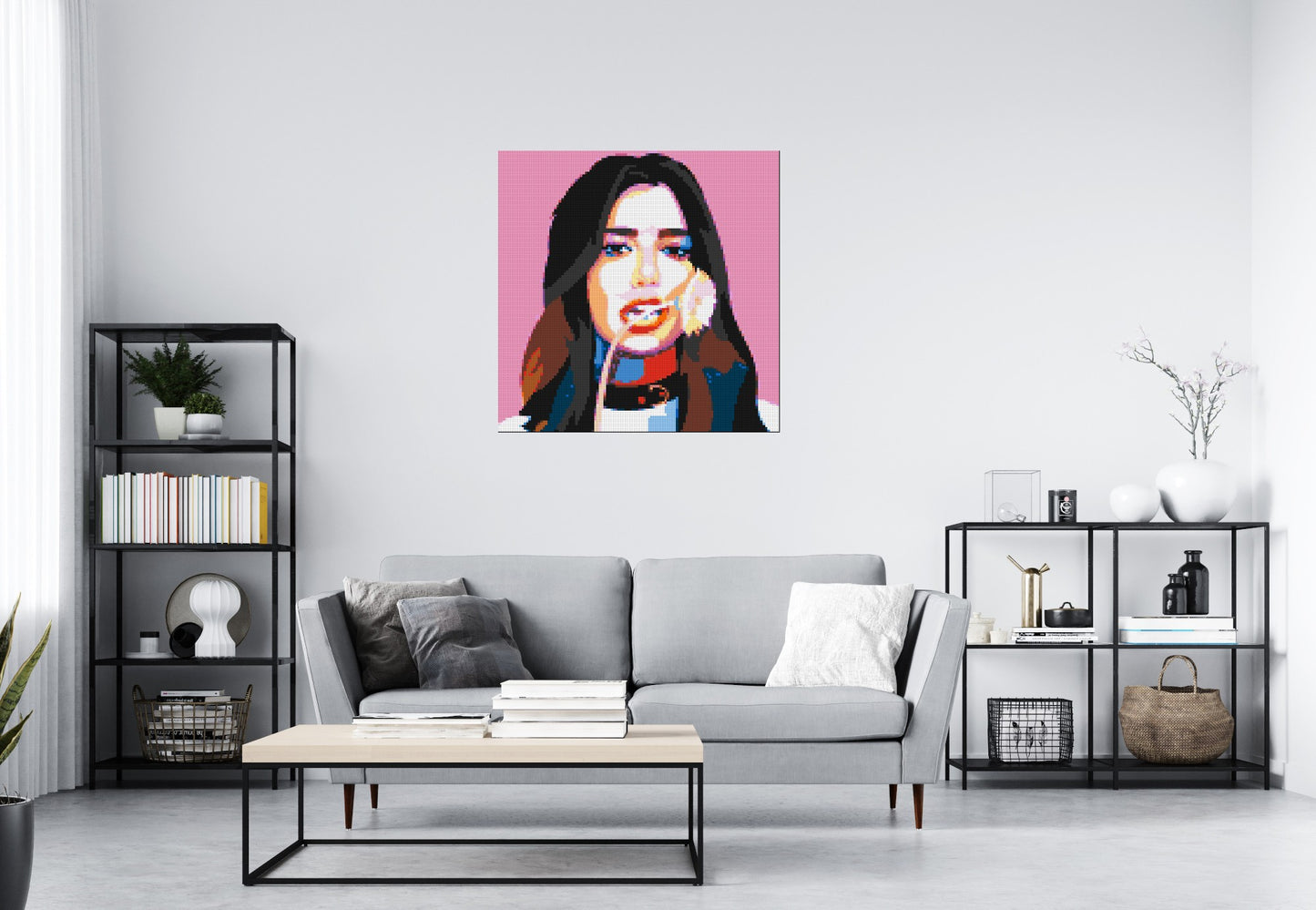 Dua Lipa #3 - Brick Art Mosaic Kit 5x5 large