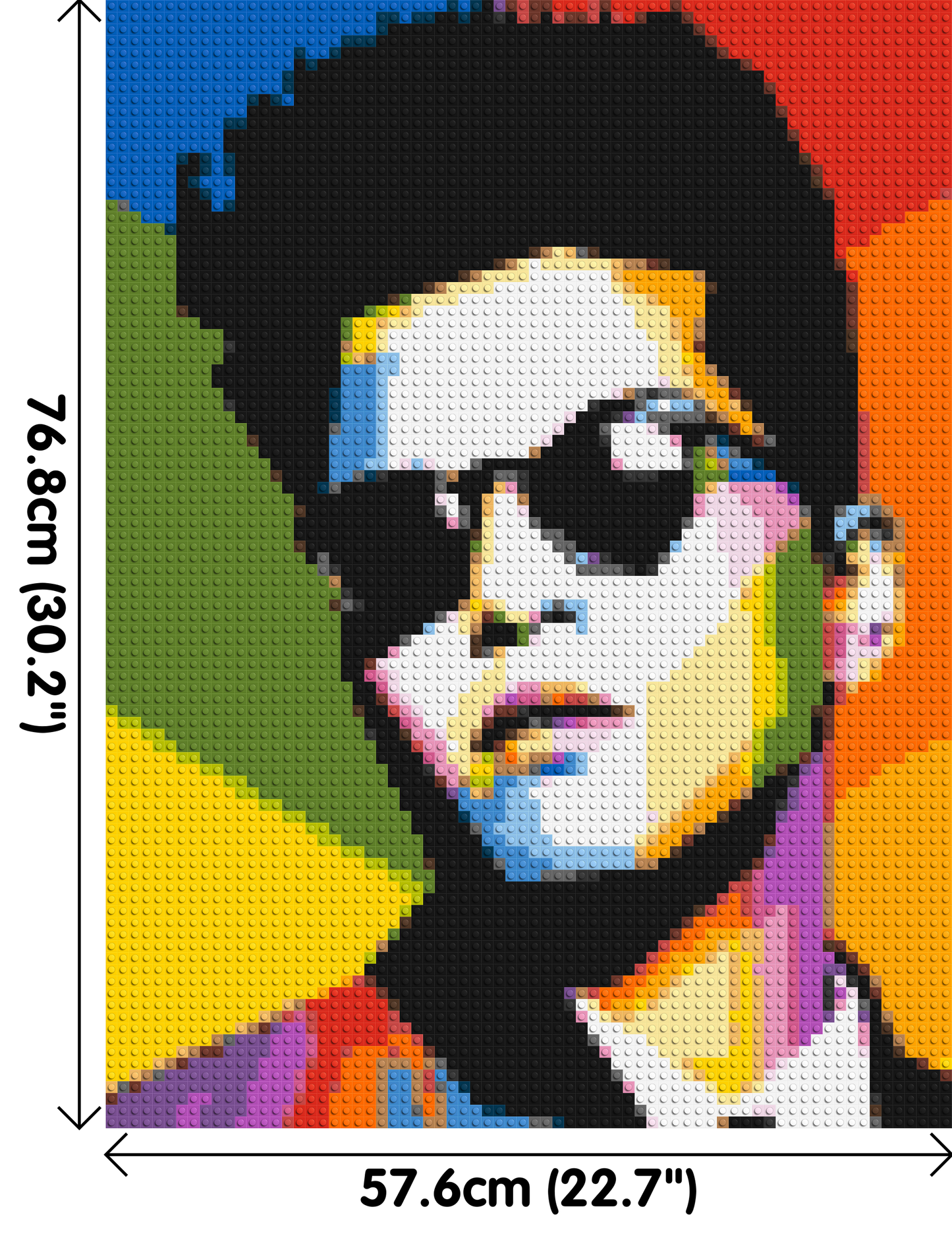 Bruno Mars - Brick Art Mosaic Kit 3x4 large