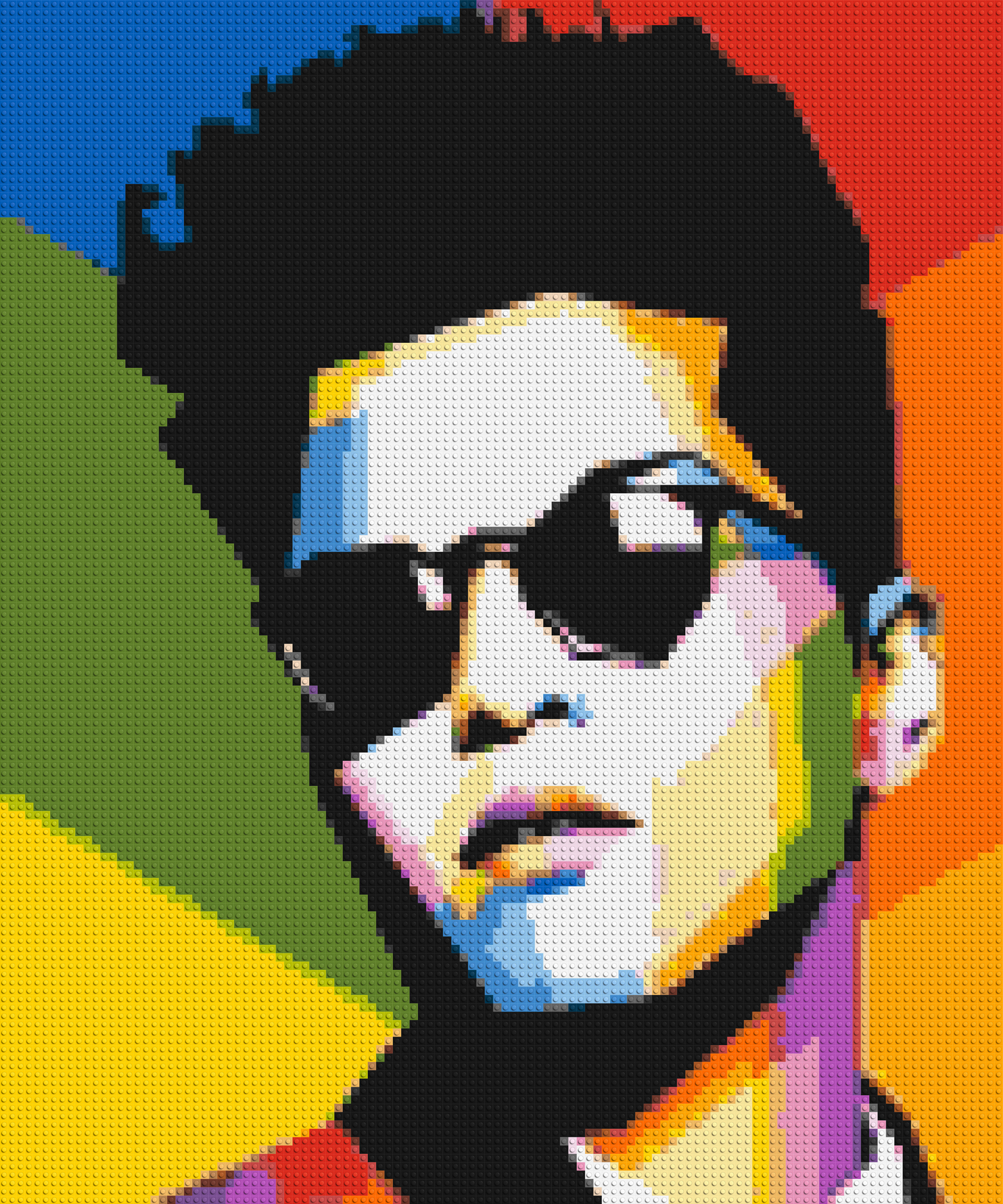 Bruno Mars - Brick Art Mosaic Kit 5x6 large